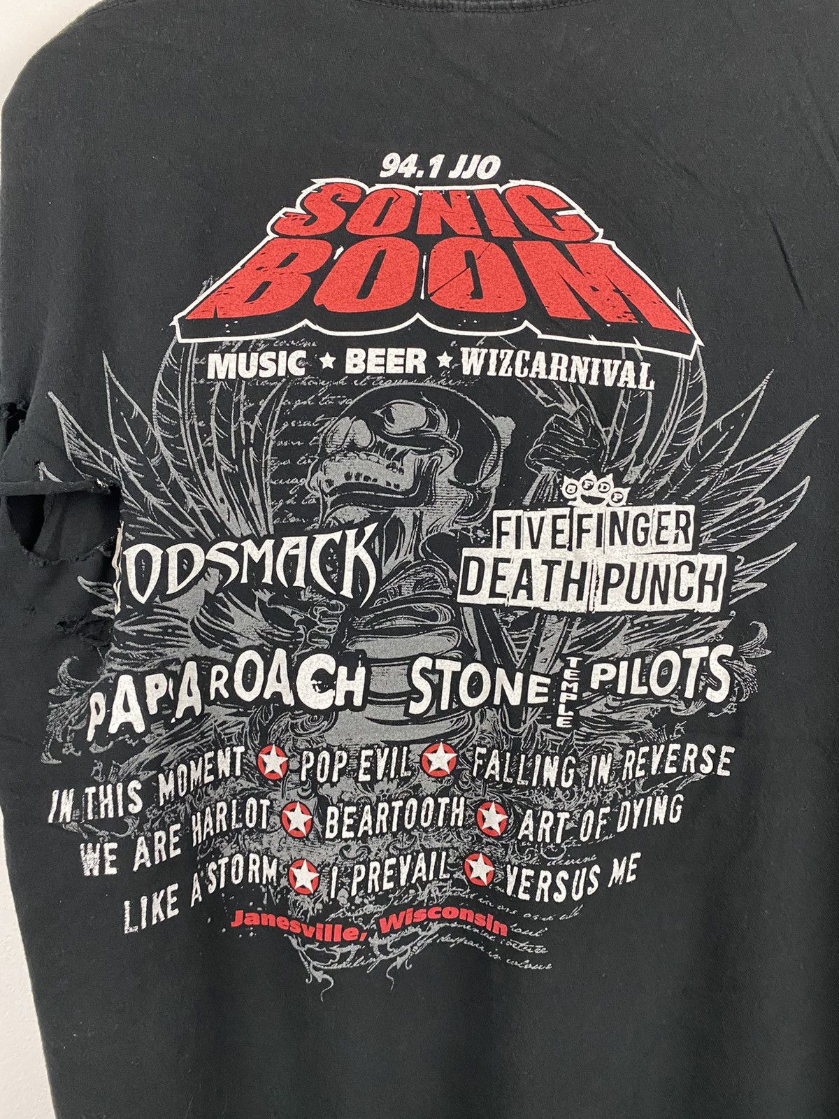 Band Tees × Vintage Sonic Boom Rock Band Fest T-shirt Size US L / EU 52-54 / 3 - 5 Thumbnail