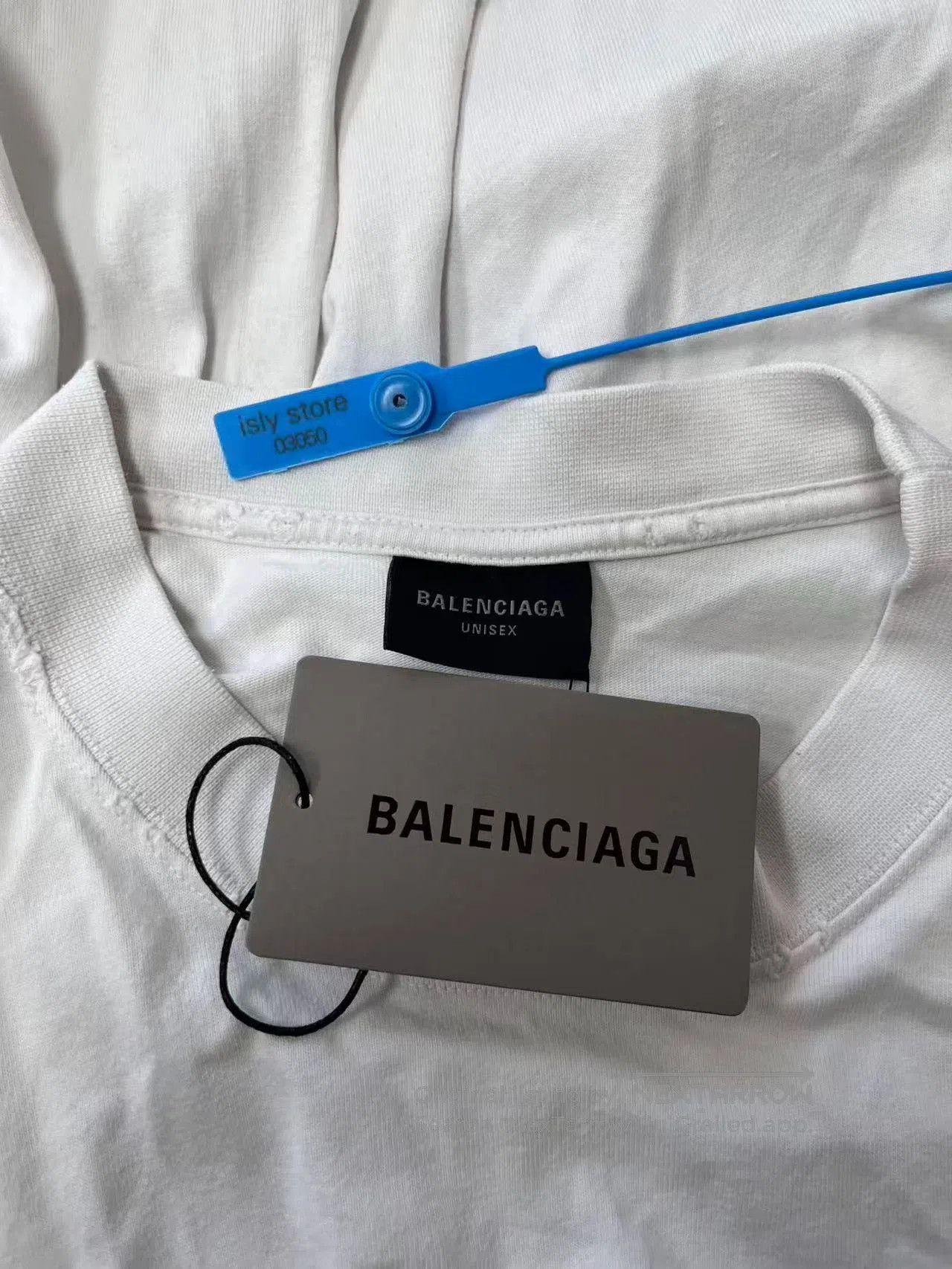 Balenciaga balenciaga beige logo print t. Size US XL / EU 56 / 4 - 5 Thumbnail