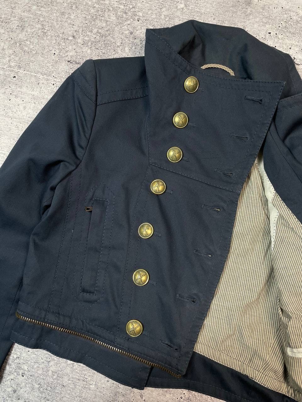 If Six Was Nine Vintage 00s Crazy Napoleon 2 in 1 Military Jacket Y2K Size M / US 6-8 / IT 42-44 - 4 Thumbnail