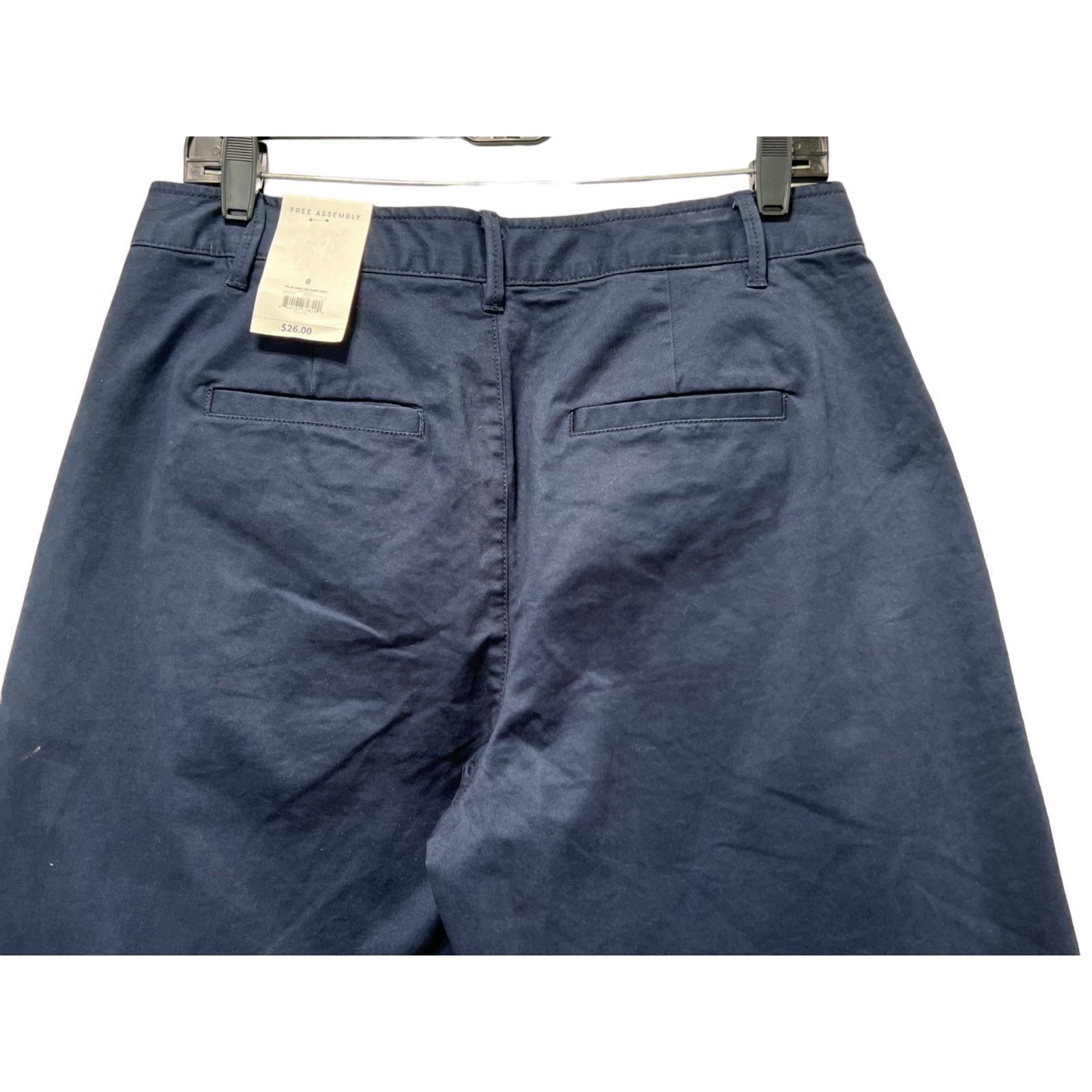 Other Free Assembly - Women's Wide Leg Chino Pants - Blue - 8 Size 30" / US 8 / IT 44 - 17 Thumbnail