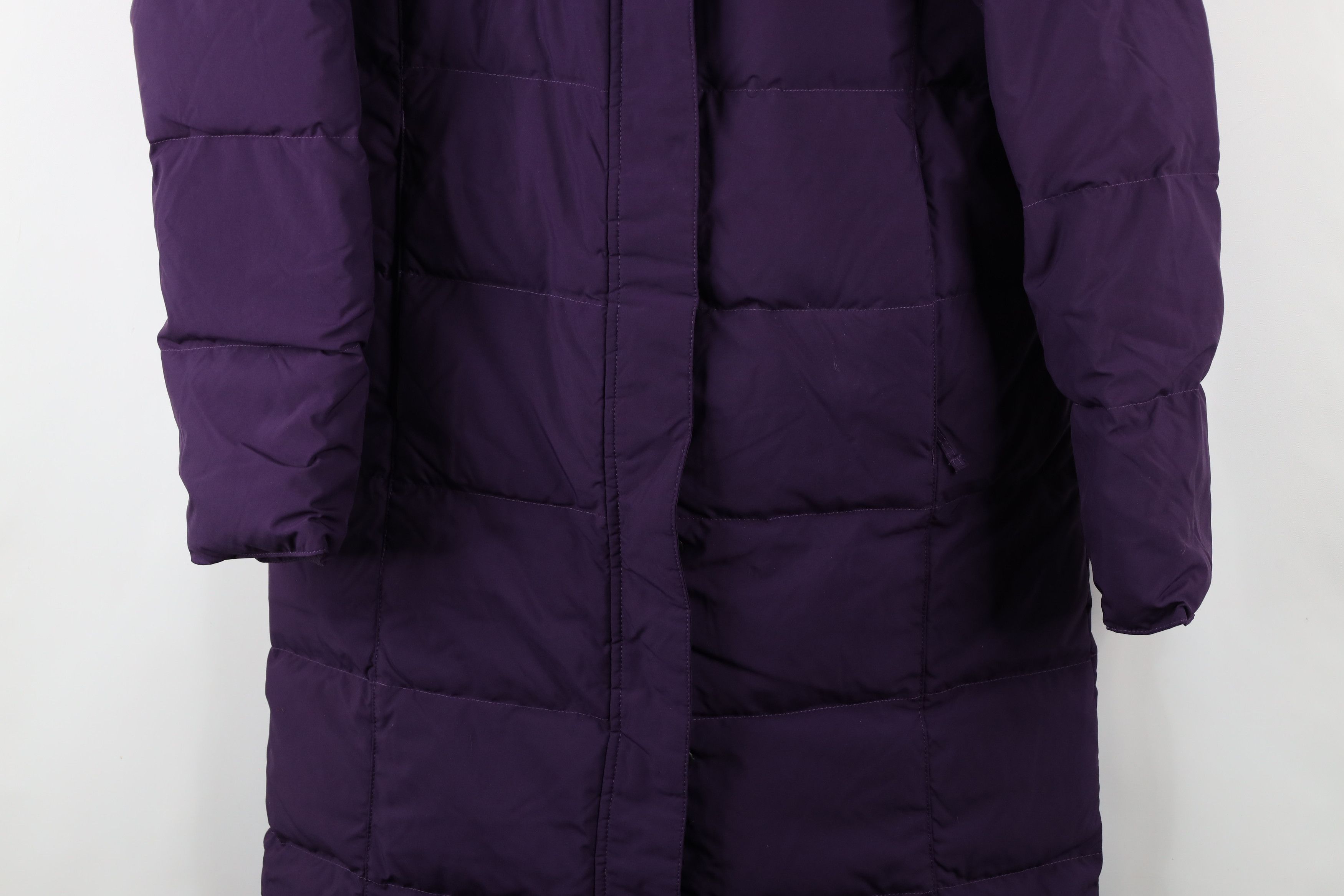 L.L. Bean × Vintage LL Bean Faux Fur Trim Duck Down Full Length Puffer Jacket Size M / US 6-8 / IT 42-44 - 3 Thumbnail