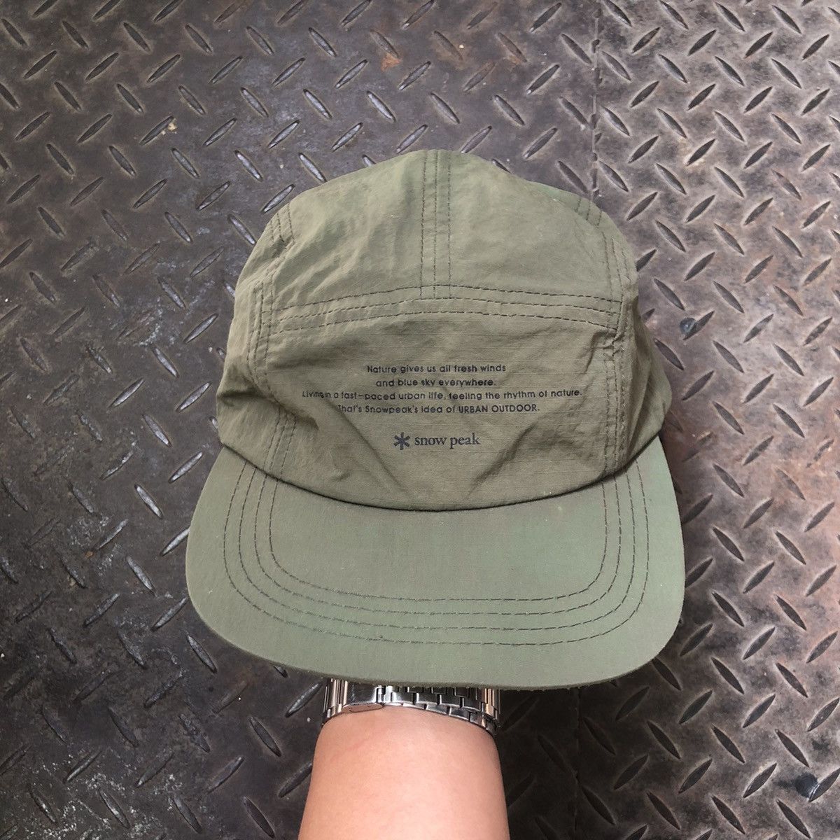 Snow Peak 🔥RARE🔥 Snow Peak Outdoor 5-Panel Hat Waterproof Size ONE SIZE - 1 Thumbnail