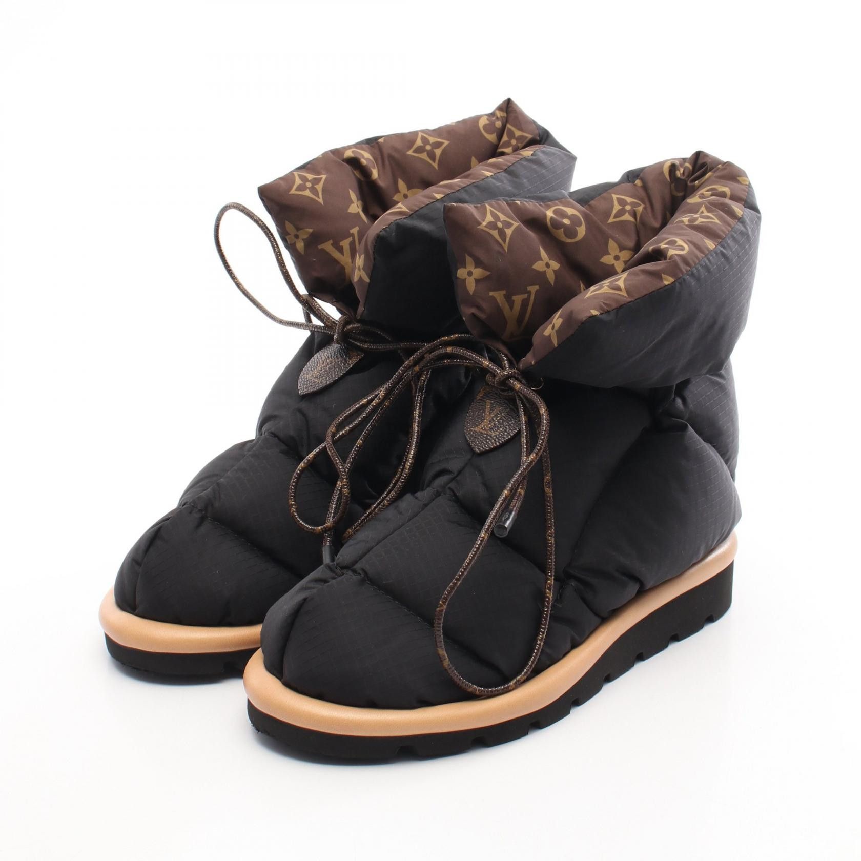 Louis Vuitton Louis Vuitton Louis Vuitton Pillow Line Monogram Boots Textile Shoes 1A8T3D DUTY FREE for USA Size ONE SIZE - 1 Thumbnail
