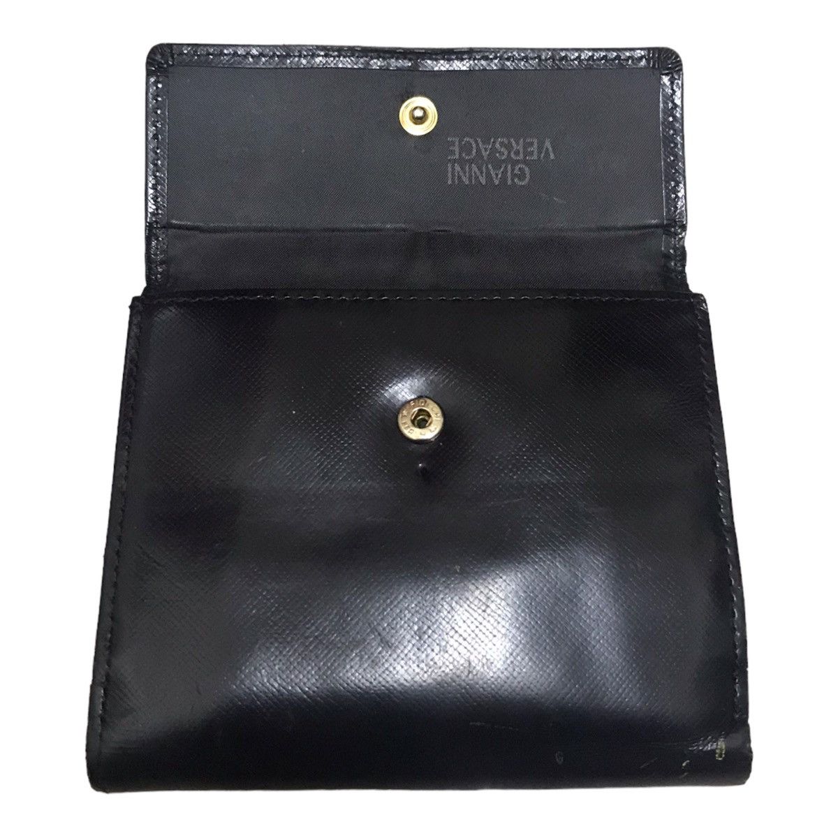Versace Vintage Giani Versace Black Wallet Size ONE SIZE - 5 Thumbnail