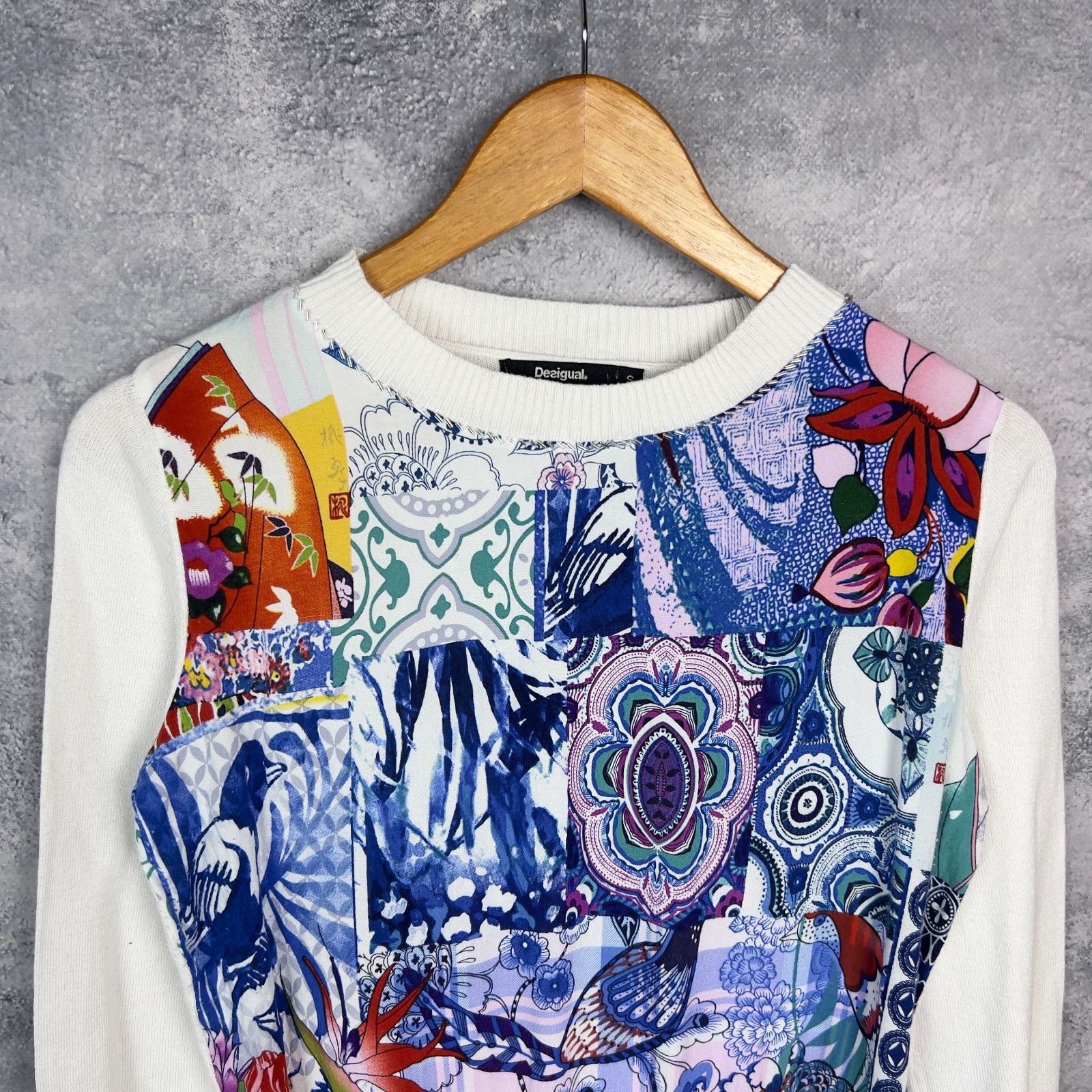 Desigual Desigual Sweater Women's Size S Multicolor Viscose ` Size S / US 4 / IT 40 - 2 Thumbnail