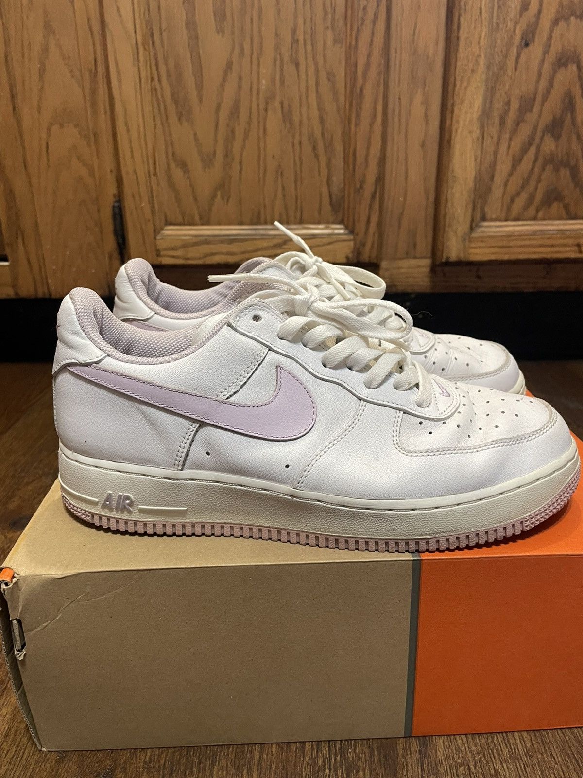 Nike × Vintage WMNS Nike Air Force 1 Lilac 2004 Size US 8.5 / EU 41-42 - 5 Thumbnail