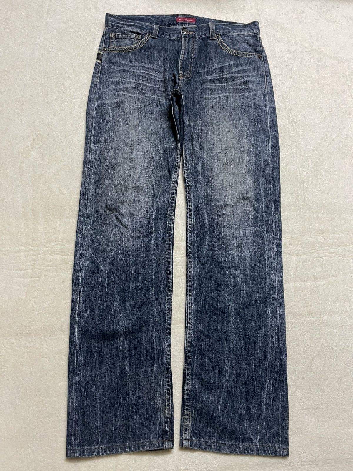 Japanese Brand Vintage Anti-Label Mudwash Faded Denim Jeans Size US 34 / EU 50 - 1 Thumbnail
