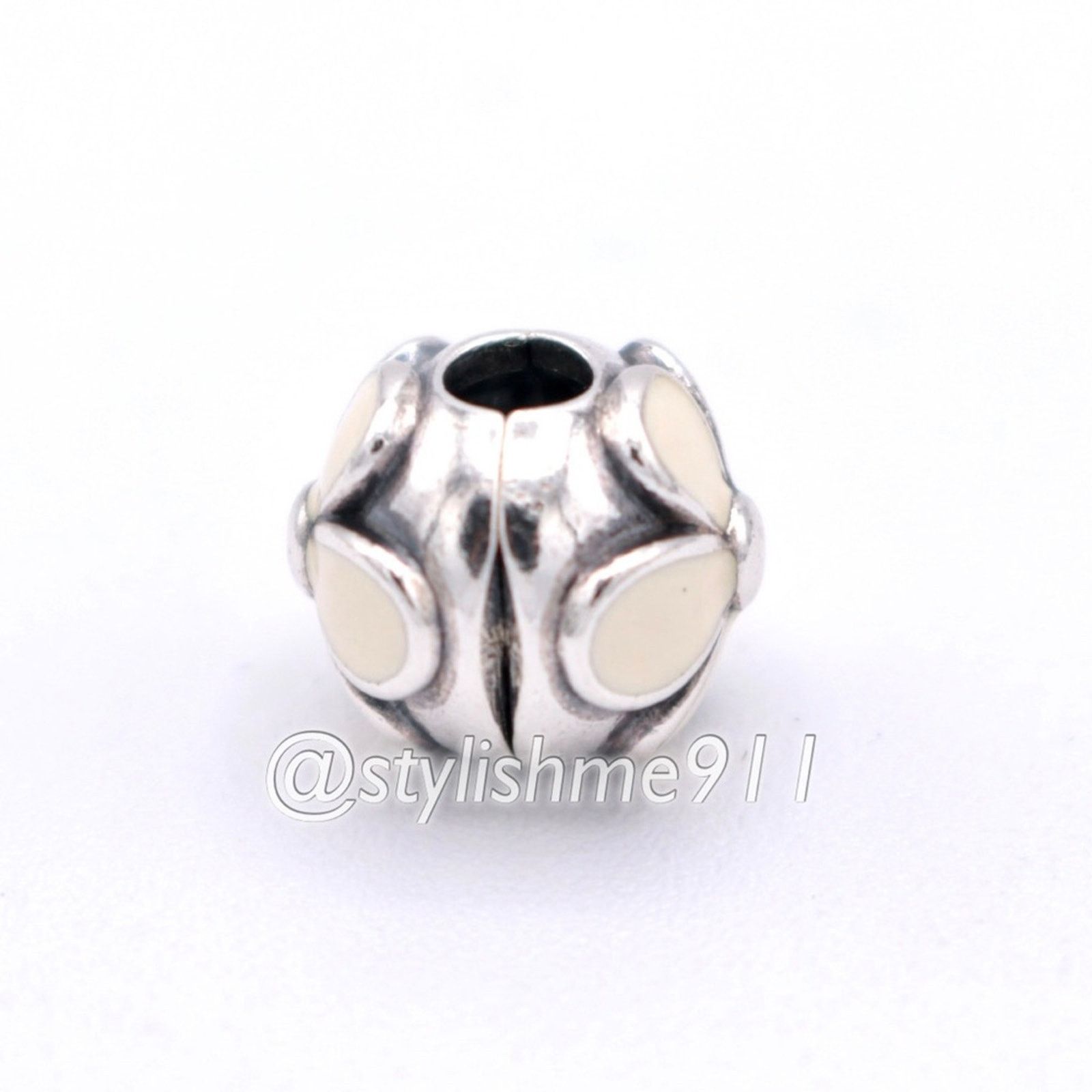 pandora Authentic PANDORA Darling Daisies Clip with White Enamel Size ONE SIZE - 10 Thumbnail