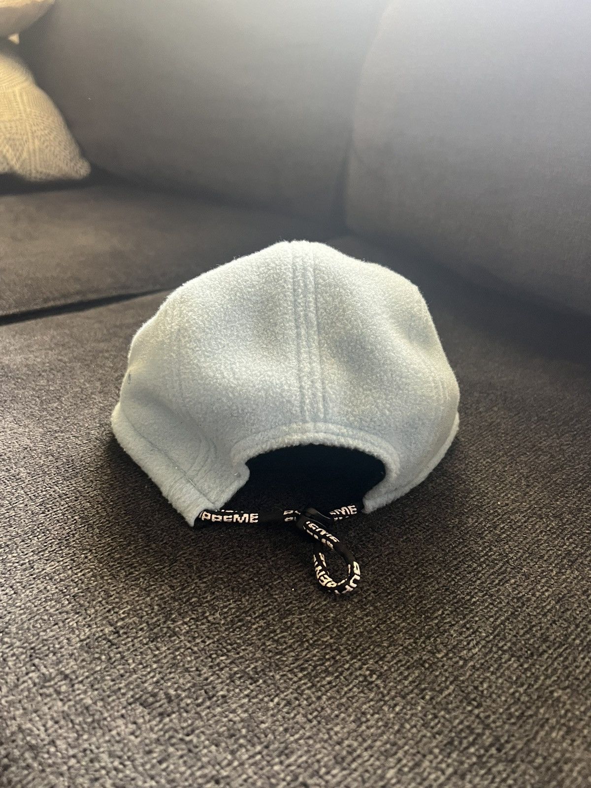 Supreme Supreme Sky Blue Fleece 5 Panel Hat Size ONE SIZE - 9 Thumbnail
