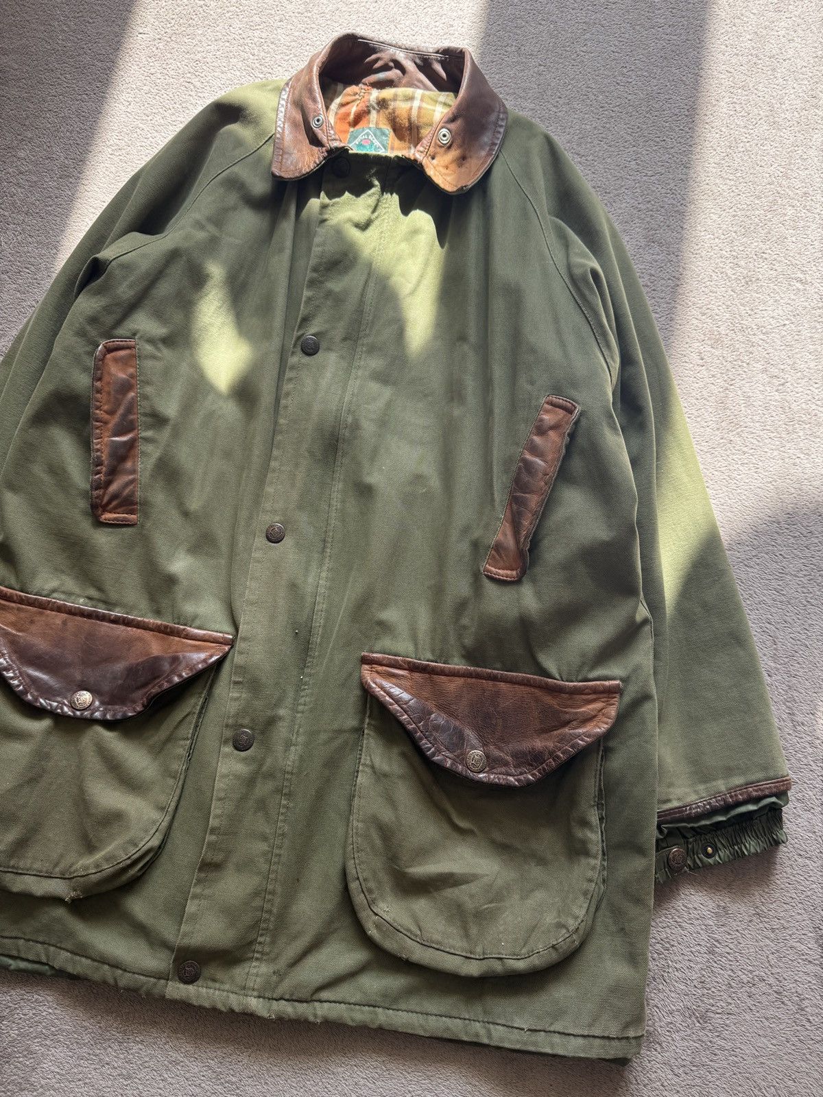 Barbour Vintage Royal Scott Coat Jacket fishing hunting farm british Size US L / EU 52-54 / 3 - 3 Thumbnail