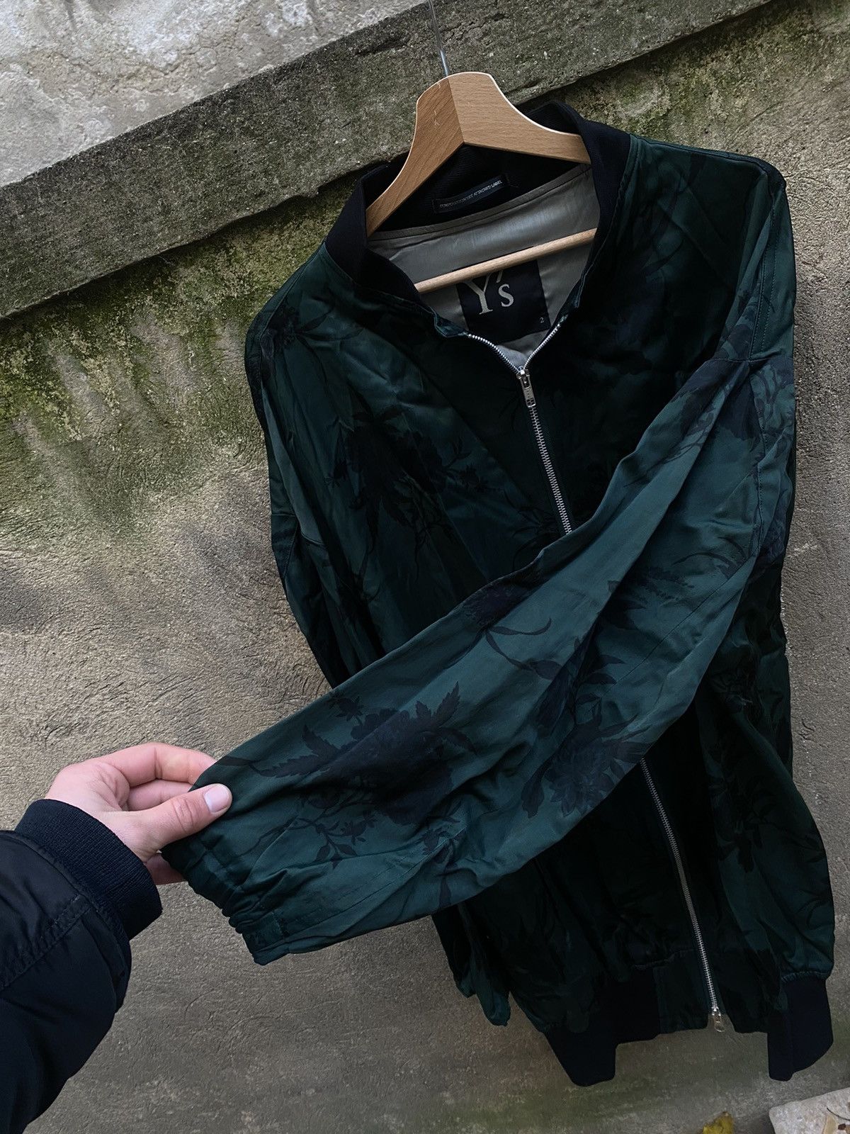 Y's × Yohji Yamamoto Y’s by Yohji Yamamoto Flowered Overprinted Jacket Size L / US 10 / IT 46 - 7 Thumbnail