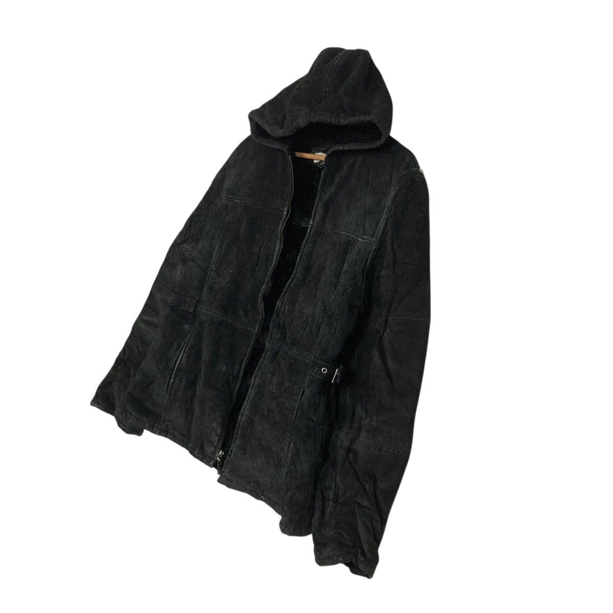 Japanese Brand 🔥VINTAGE LEATHER JACKET FUR BLANKET MAURICES ISSEY MIYAKE Size US M / EU 48-50 / 2 - 4 Thumbnail