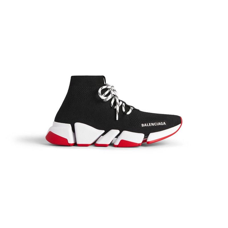 Band Tees o1tr1nto0526 Speed 2.0 Lace-Up Recycled Knit Sneakers Black Size US 9 / EU 42 - 1 Thumbnail