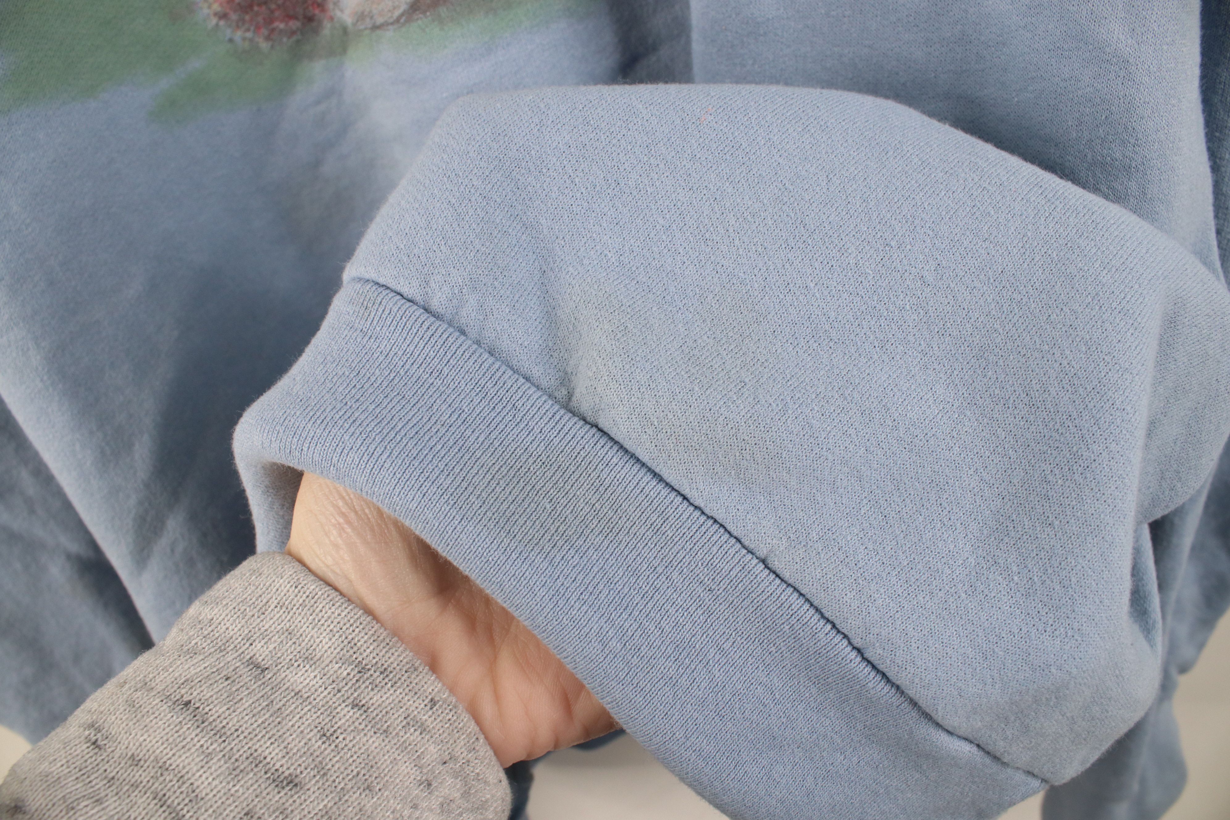 Vintage Vintage 90s Streetwear Road Nature Layered Sweatshirt Blue Size XL / US 12-14 / IT 48-50 - 7 Thumbnail