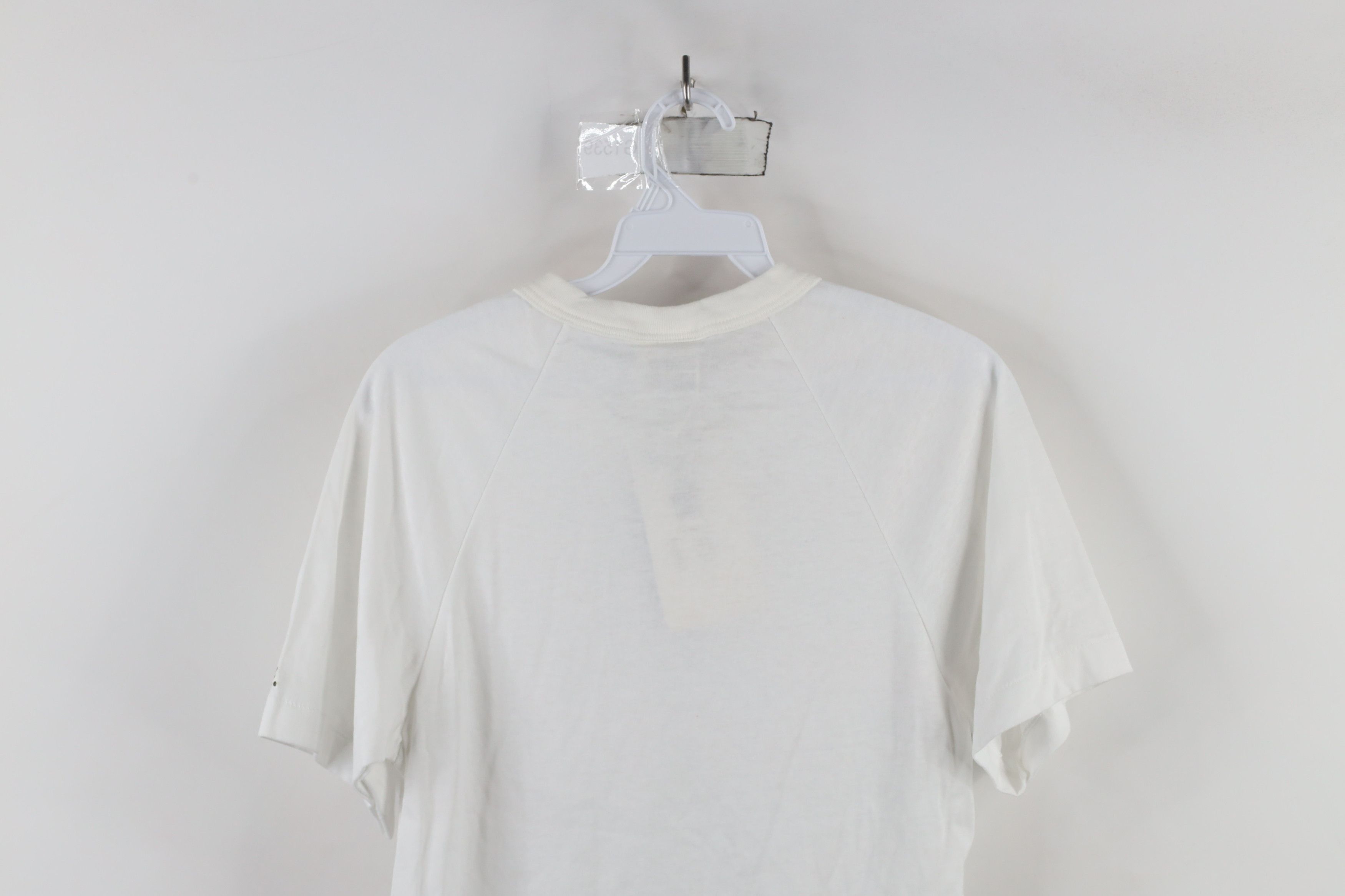 Vintage Deadstock Vintage 90s Streetwear Henley T-Shirt White USA Size US S / EU 44-46 / 1 - 12 Thumbnail
