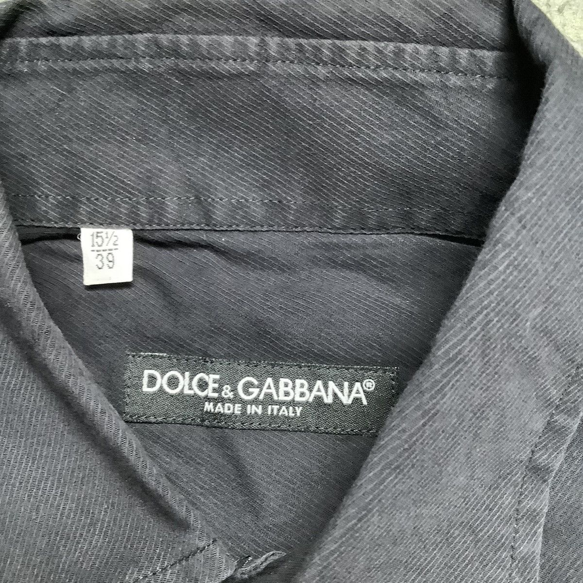 Dolce & Gabbana Dolce & Gabbana Black Oxford Shirt Size US M / EU 48-50 / 2 - 6 Thumbnail