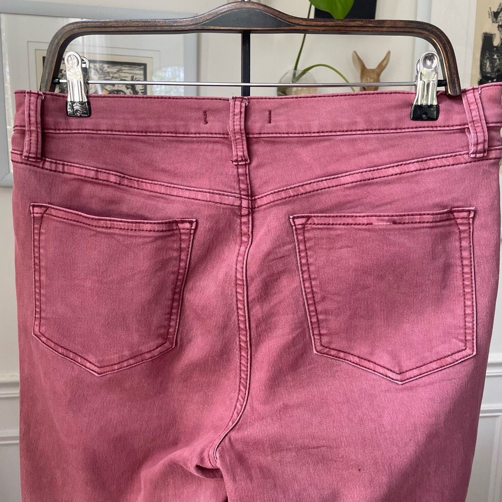 Free People Free People High Rise Muted Red Jeans 30 x 27 Size 30" / US 8 / IT 44 - 3 Thumbnail