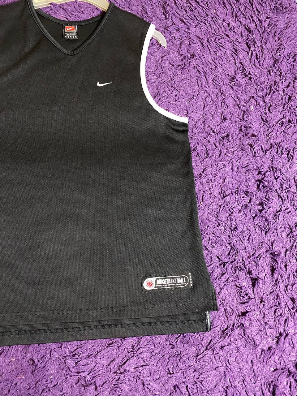 Nike × Vintage Vintage 90’s/Y2K Nike Center Swoosh Tank Top Graphic Tee Size US L / EU 52-54 / 3 - 10 Thumbnail