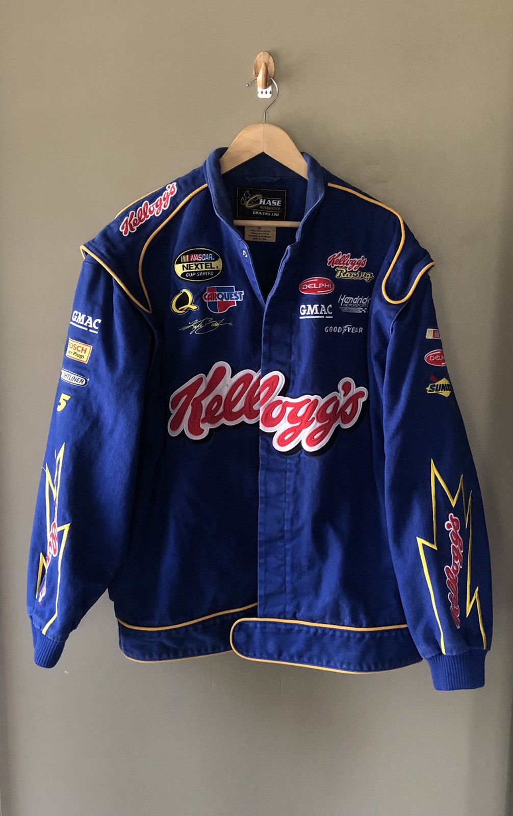 Vintage Vintage Nascar Chase Authentics kelloggs Tony racing jacket ...