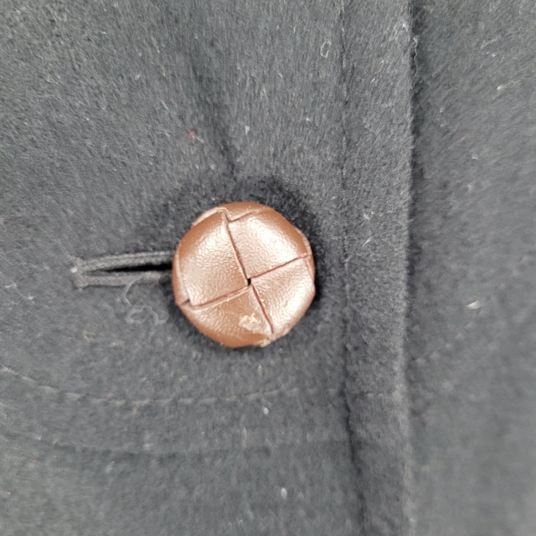 J.Crew J.CREW Jacket Black Wool Blend Brown Buttoned Lined Collared Pockets 2 Size XS / US 0-2 / IT 36-38 - 5 Thumbnail