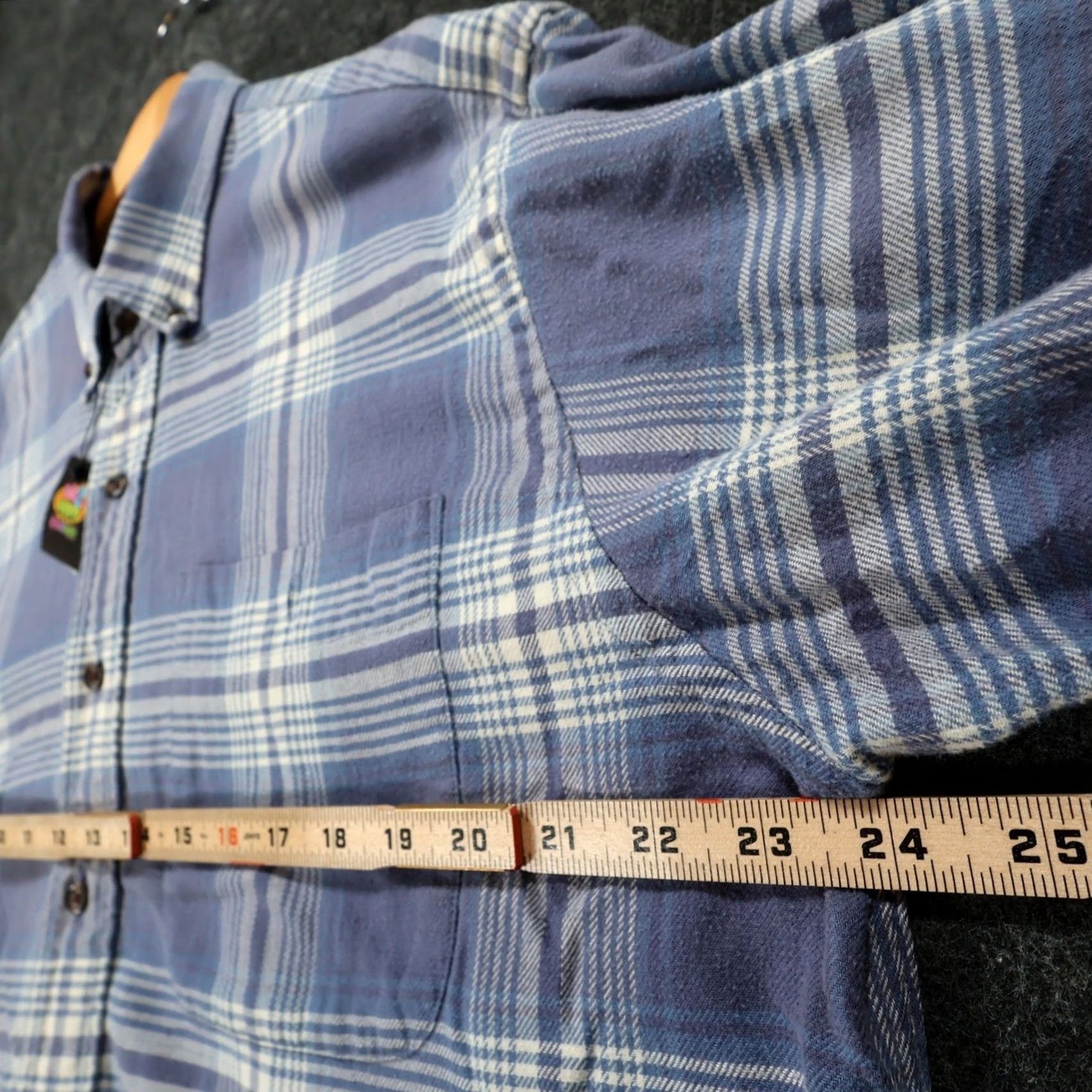 Lands' End Lands End Shirt Mens Large Blue Plaid Cotton Long Sleeve Button Down Size US L / EU 52-54 / 3 - 3 Thumbnail