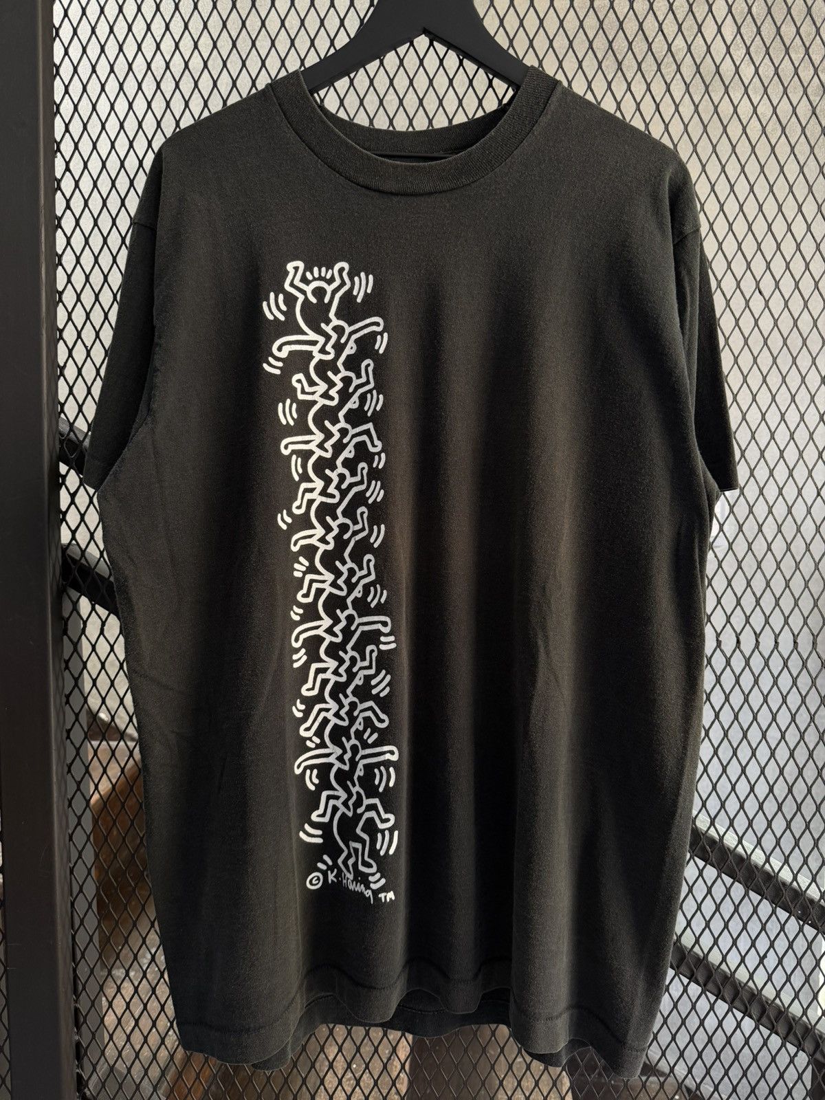 Keith Haring Vintage 1989 Keith Haring Promo Tee Size US XL / EU 56 / 4 - 1 Thumbnail