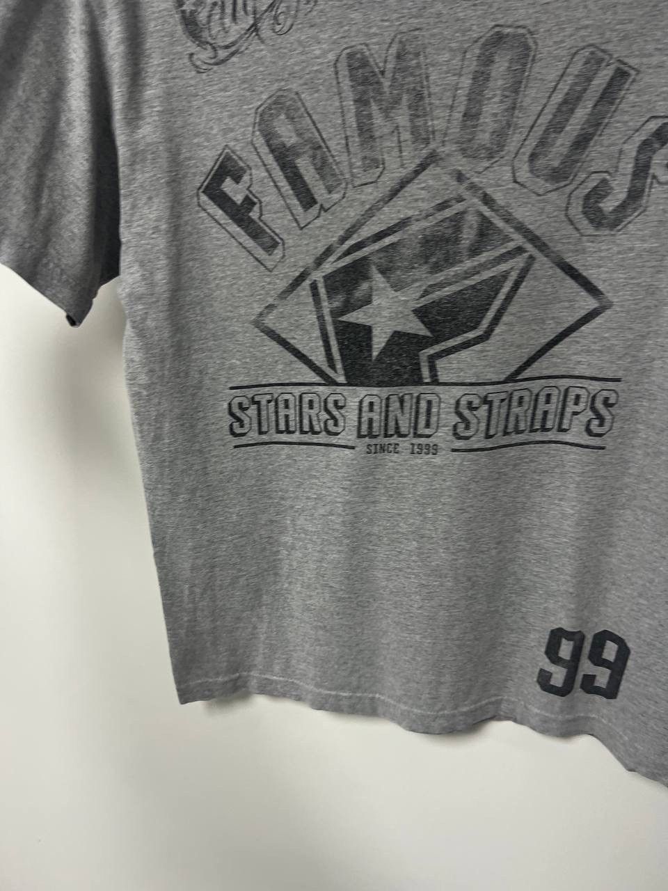 Famous Stars And Straps Vintage 1999 Famous Star and Straps T shirt Big Logo Tee M Size US M / EU 48-50 / 2 - 9 Thumbnail