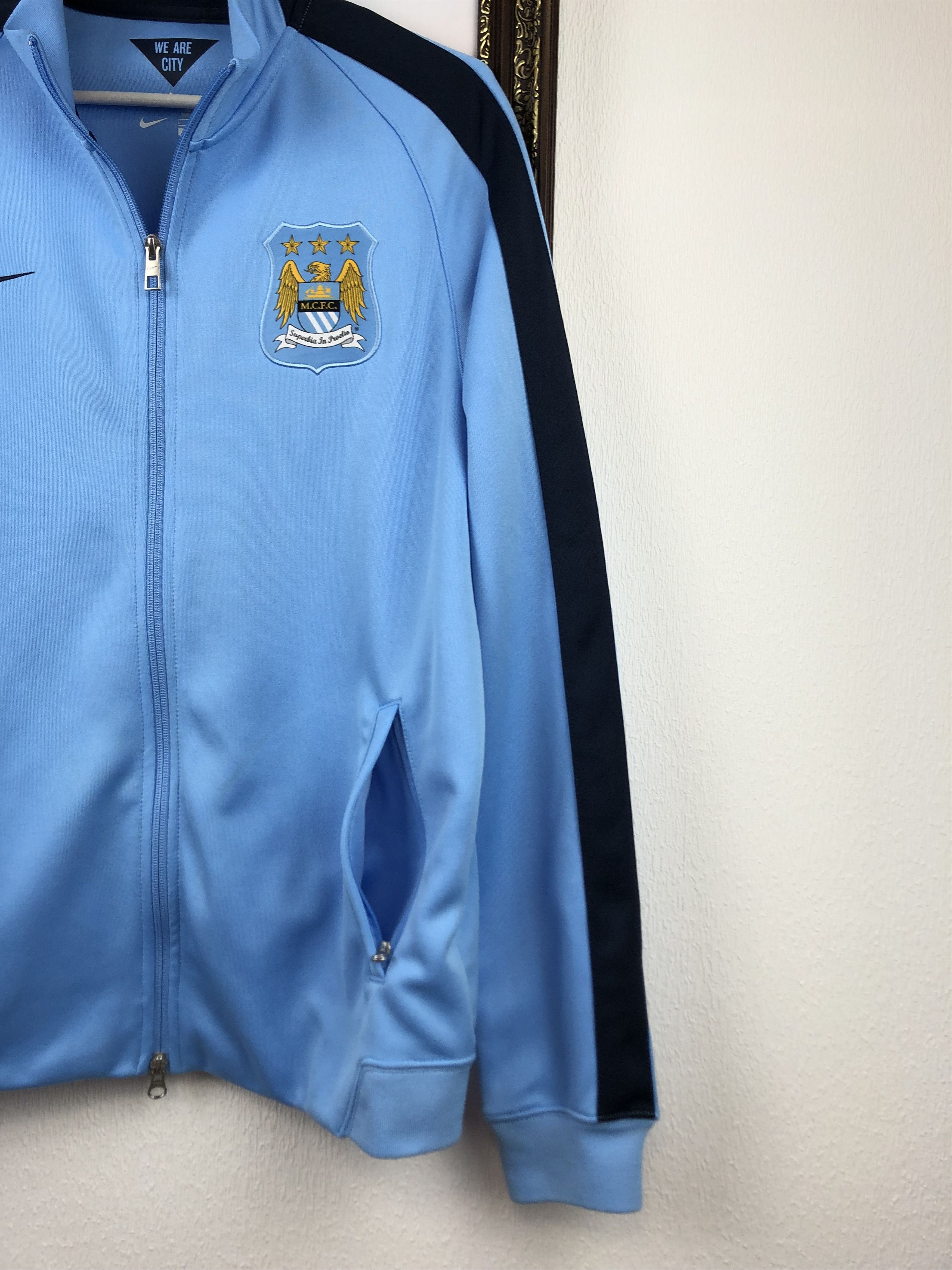Nike Manchester City Football Nike Jacket Soccer Track Top Rare Size US L / EU 52-54 / 3 - 7 Thumbnail