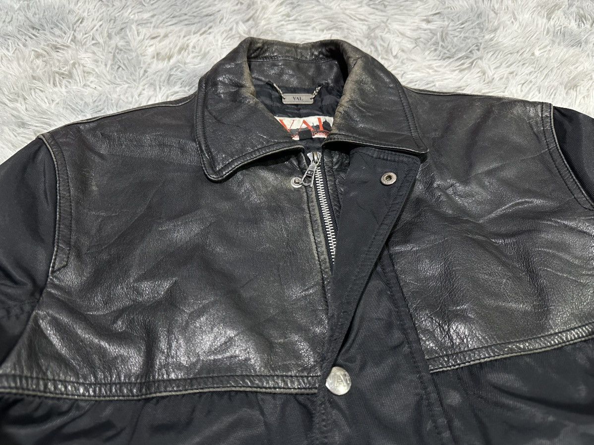 Valentino 🔥Archived Valentino Hybrid Cowhide Leather Jacket Patina Size US XL / EU 56 / 4 - 7 Thumbnail