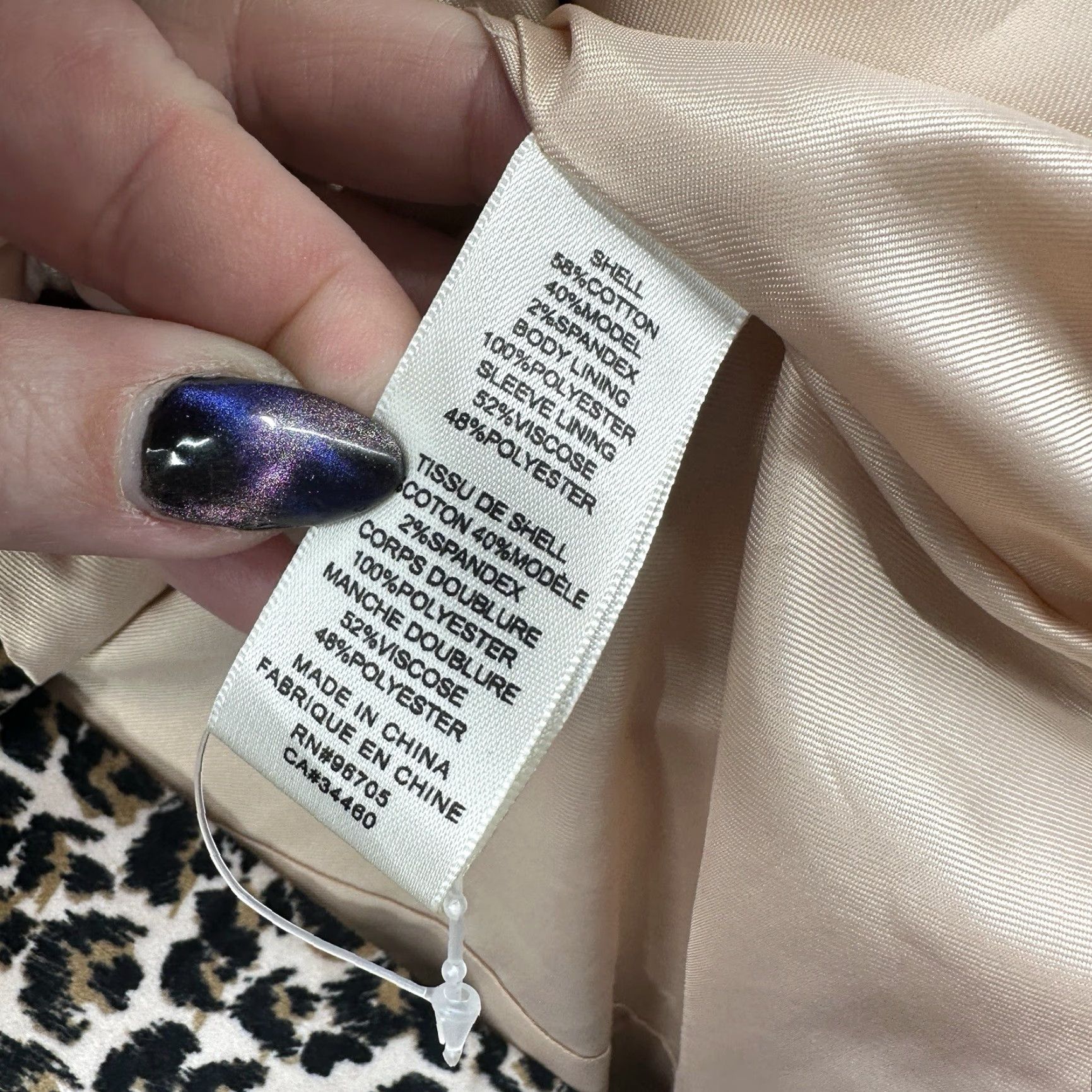 Rebecca Taylor VINTAGE Rebecca Taylor Blazer Womens S Leopard Velvet Double Breast Buttons Beige Lightweight 90s Mens? Wait not. Lash. Size S / US 4 / IT 40 - 6 Thumbnail
