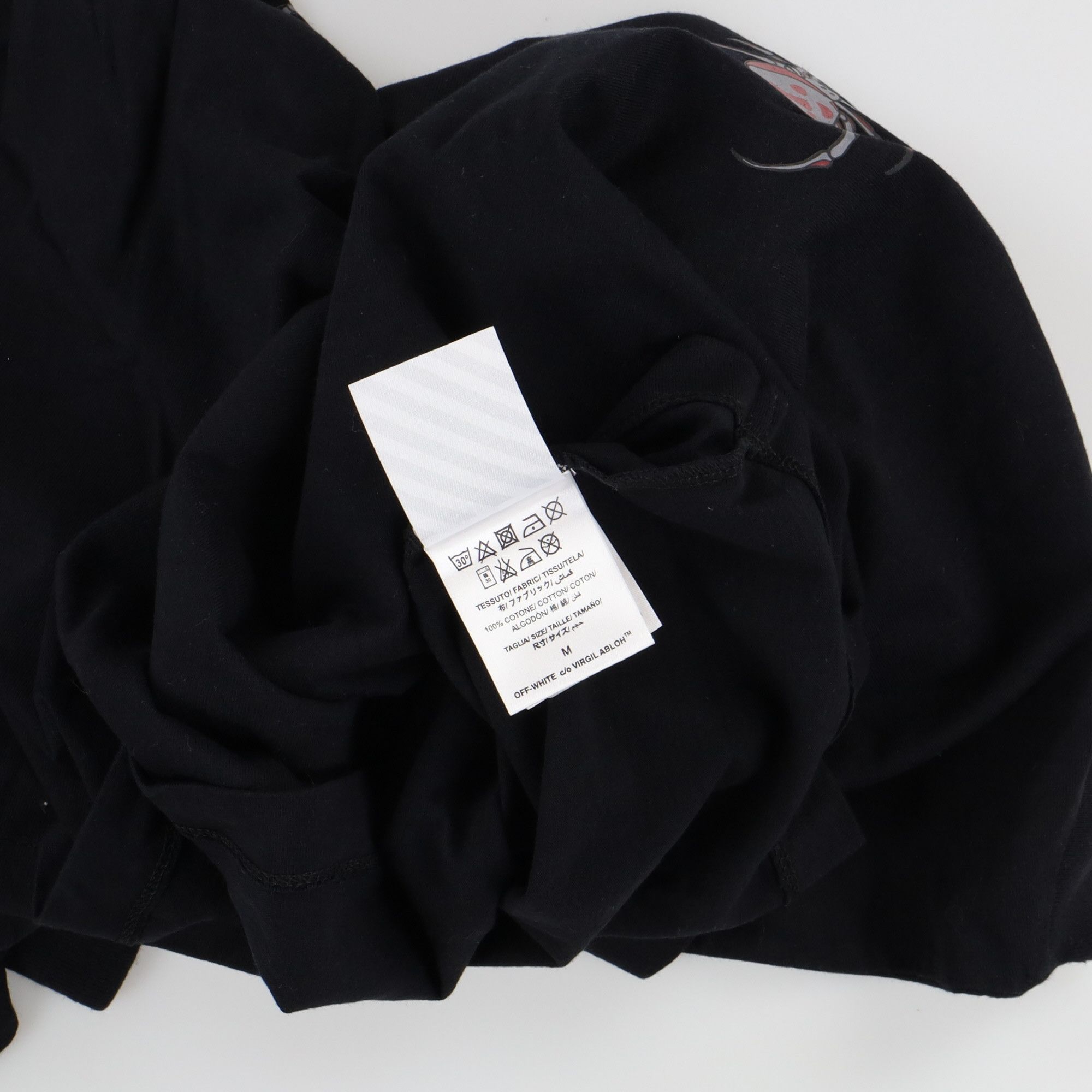Off-White Black Arachno Spider Arrows Double Layer LS T-Shirt Size US M / EU 48-50 / 2 - 7 Thumbnail