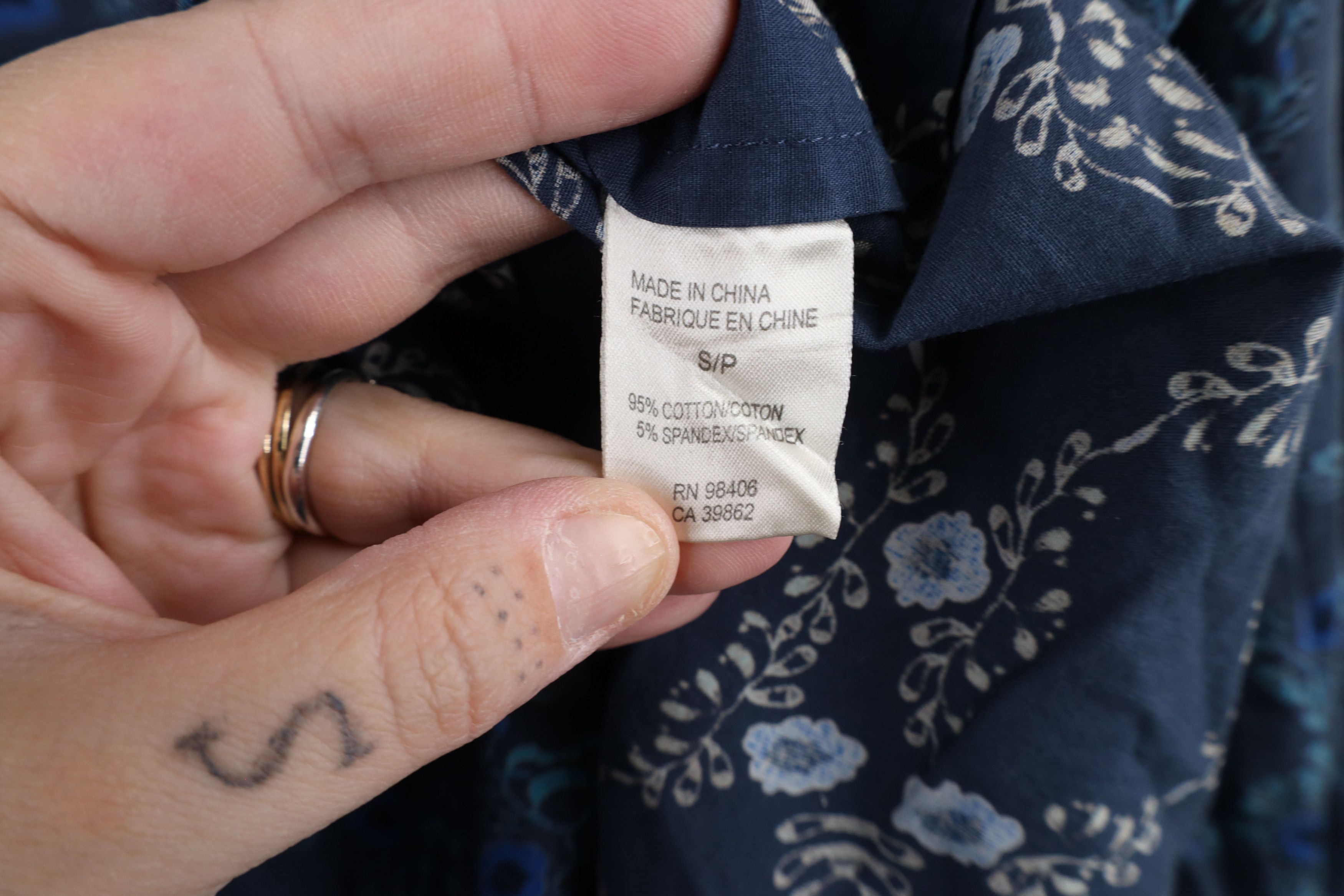 Theory × Vintage Theory Andrew Flower All Over Print French Cuff Button Shirt Size US S / EU 44-46 / 1 - 5 Thumbnail
