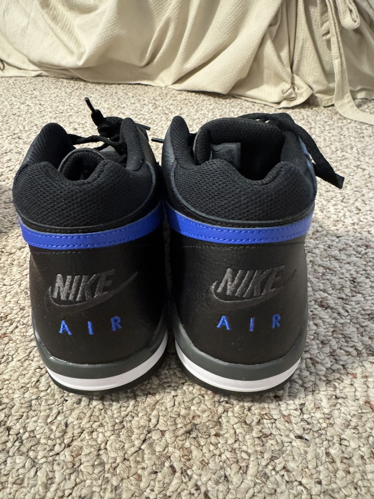 Nike Nike Flight Legacy Leather Black/Hyper Blue - Size Men's 11 Size US 11 / EU 44 - 9 Thumbnail