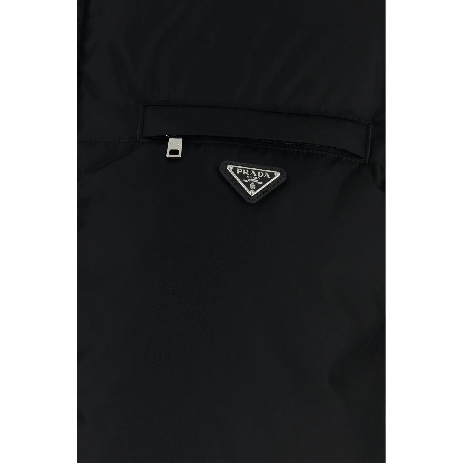 Prada PRADA Black Re-Nylon Down Jacket New And Authentic (Women's Size M / US 6-8 / IT 42-44 - 3 Thumbnail
