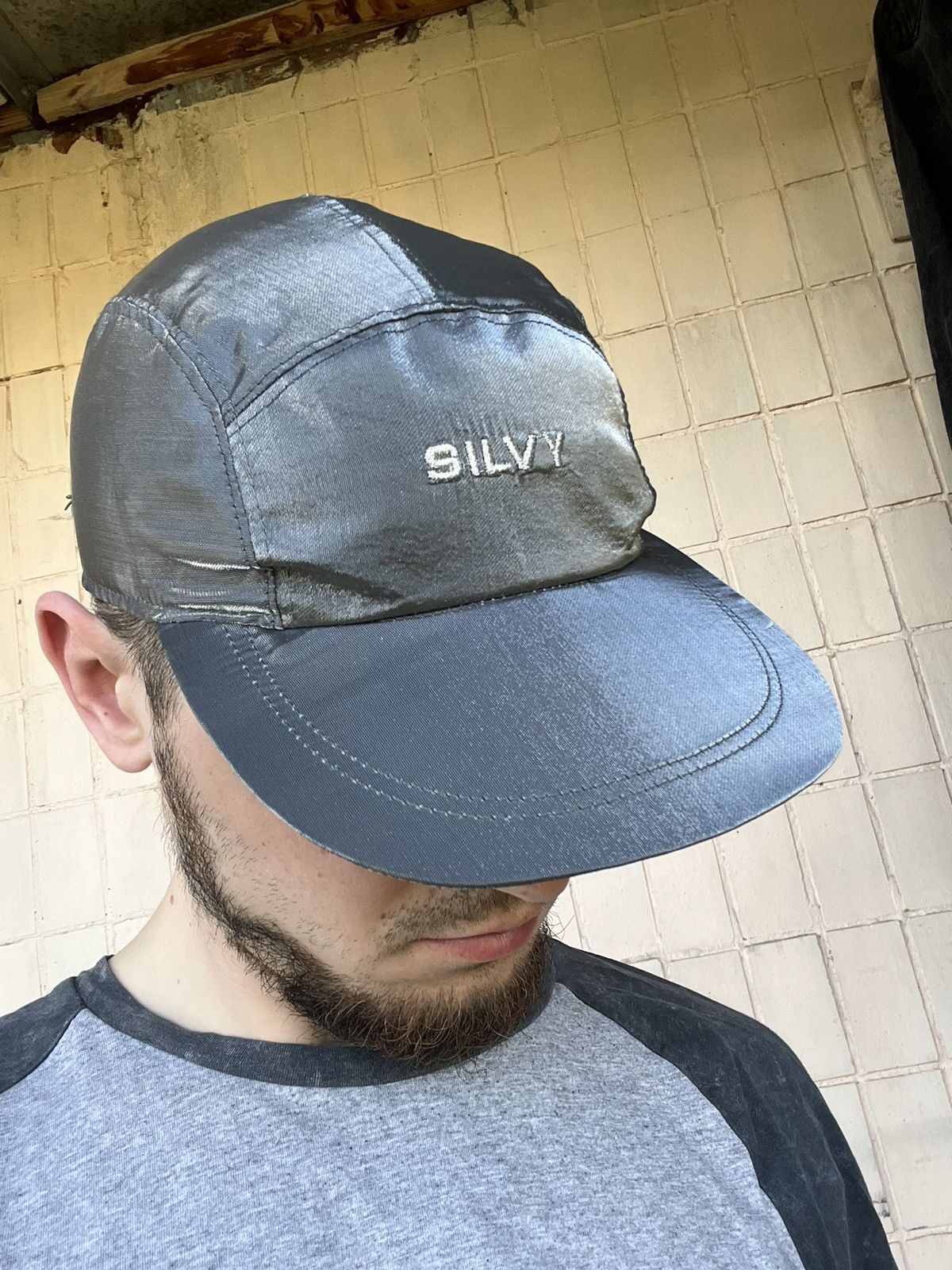 Vintage Vintage Silvy Hat Avant Garde 5 Panel Cap streetwear Y2k Size ONE SIZE - 17 Thumbnail