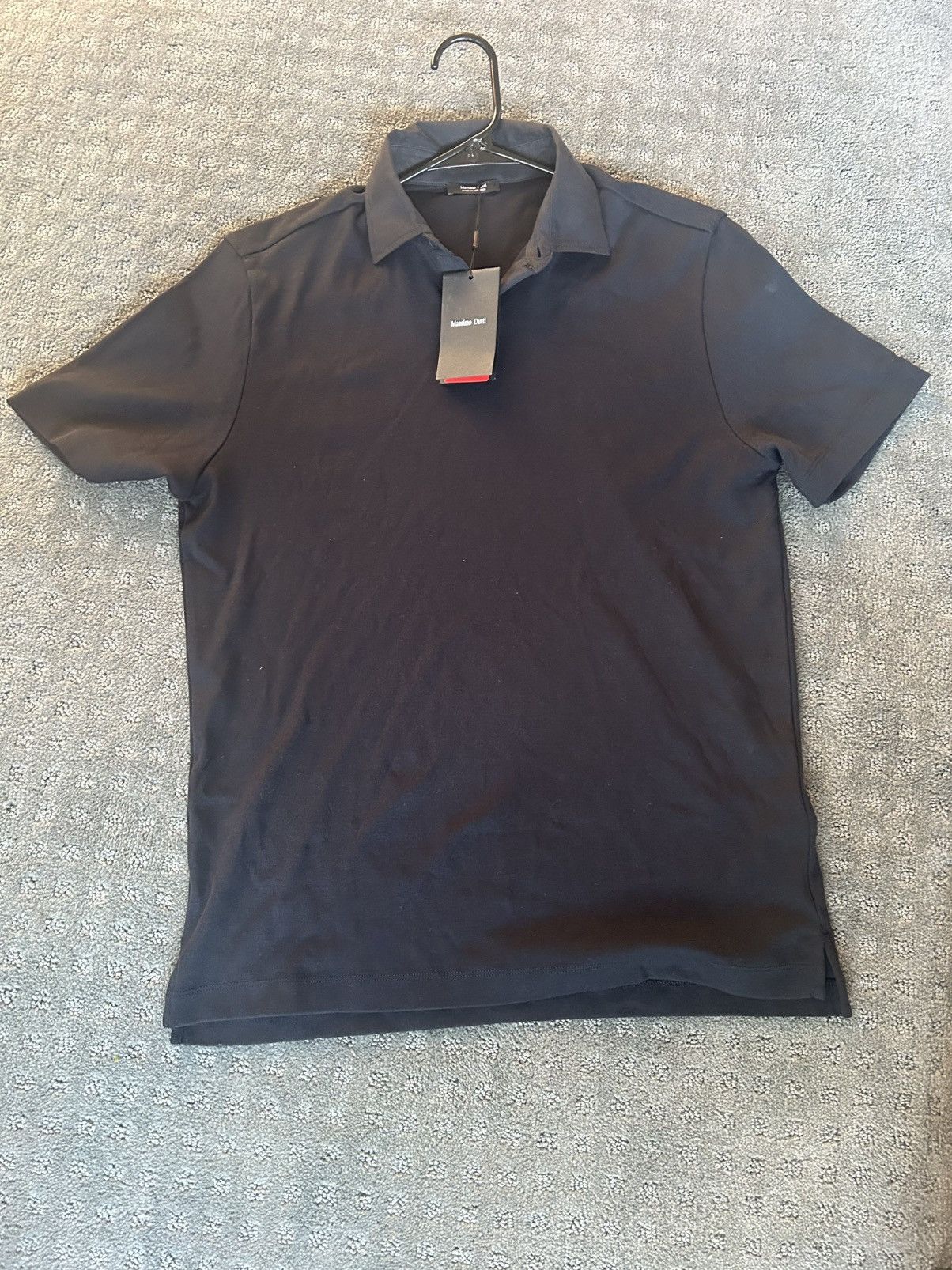 Massimo Dutti Brand New black polo by Massimo Dutti Barcelona designer. Size US M / EU 48-50 / 2 - 2 Thumbnail