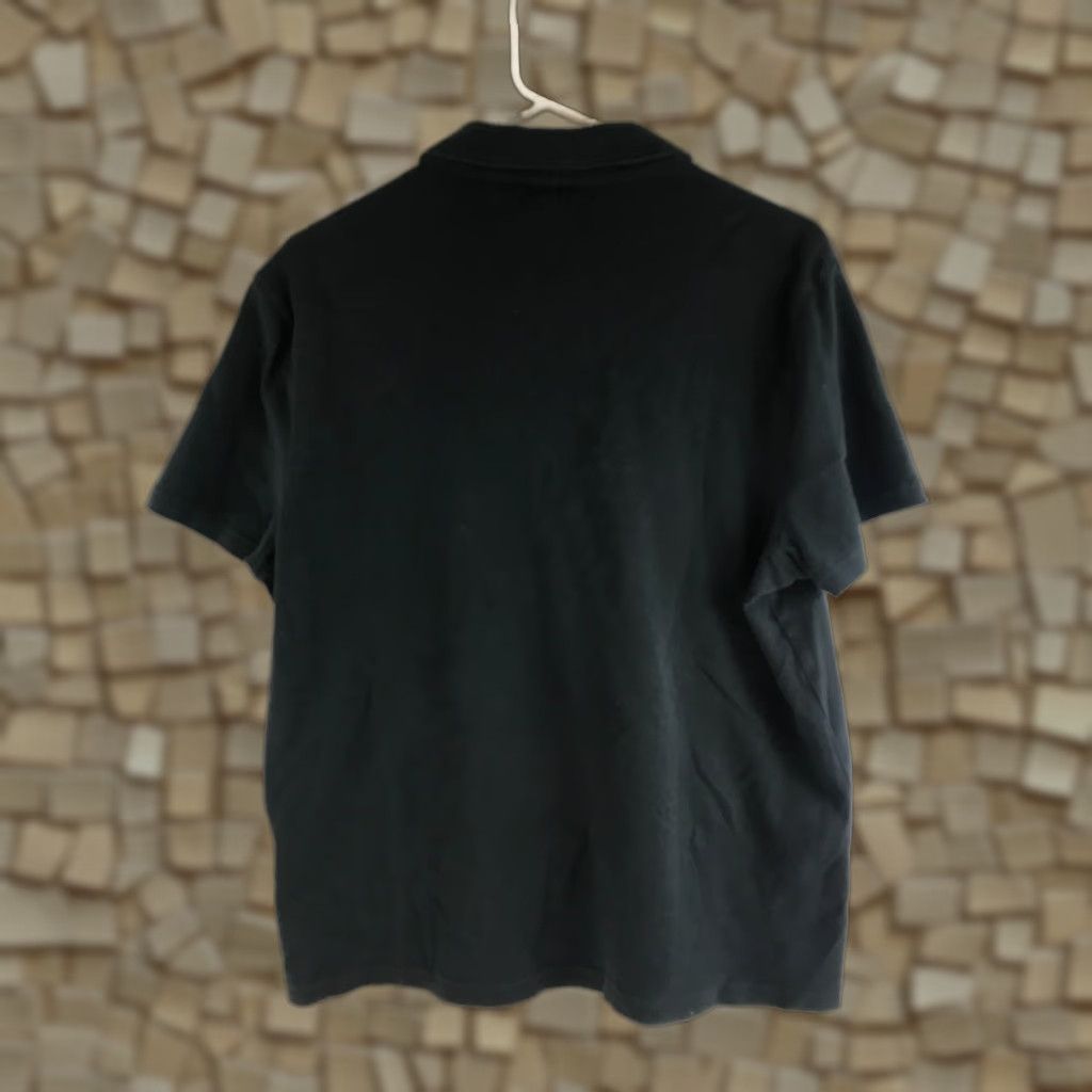Michael Kors Michael Kors Polo Shirt Men's Large Solid Black Short Sleeve Collared Shirt Mens L Black Polo Size US L / EU 52-54 / 3 - 1 Thumbnail