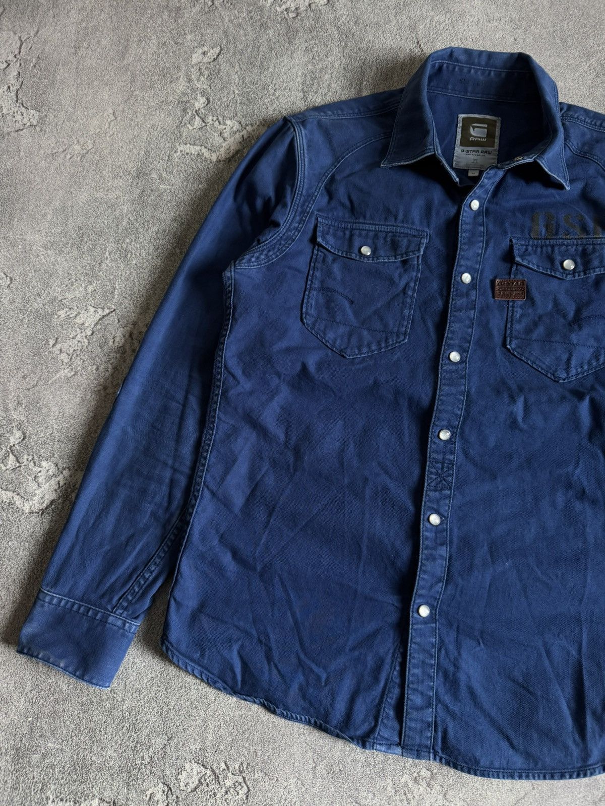 G-Star G star raw M AERO Arizona shirt button up denim overshirt Size US M / EU 48-50 / 2 - 9 Thumbnail
