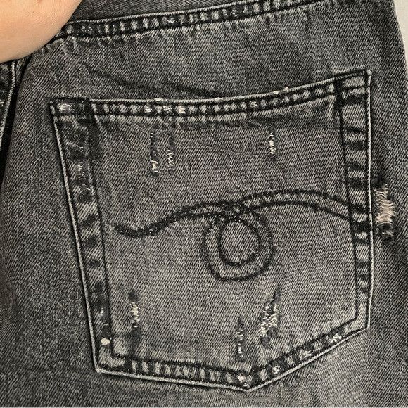 R13 R13 Black Shredded Slouch Short - 30", NWTs 🇮🇹 Size 30" / US 8 / IT 44 - 11 Thumbnail