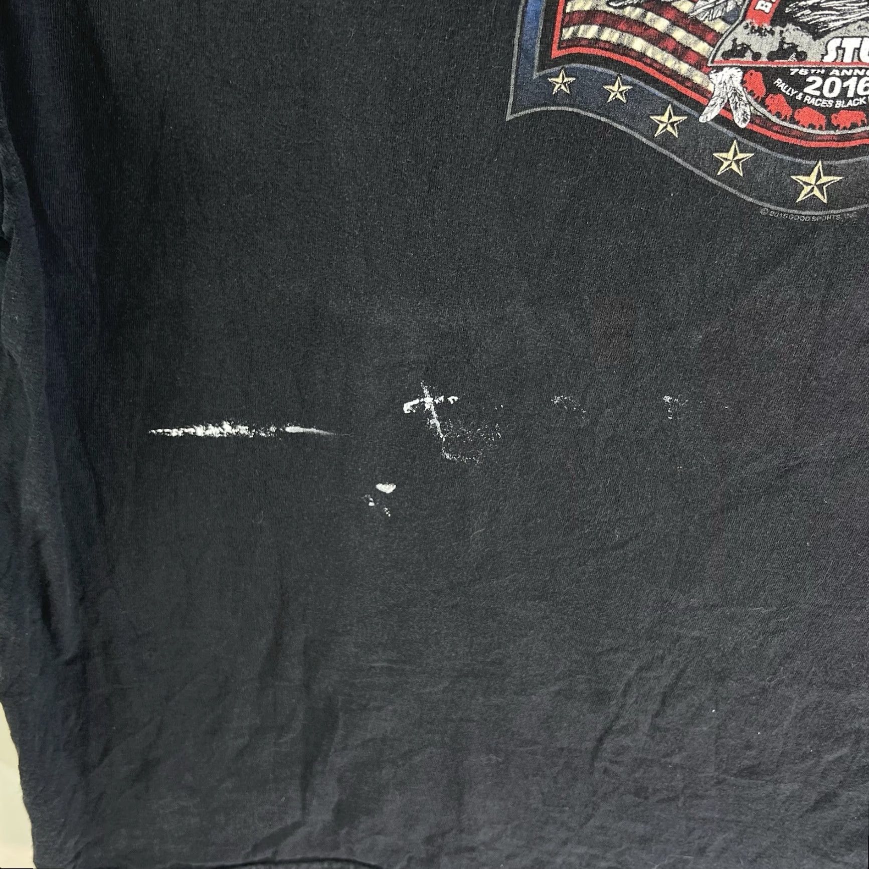 Vintage VINTAGE Sturgis Motorcycle Rally T-Shirt Mens 3XL Black Fall Summer Graphic Print 2016 Size US XXL / EU 58 / 5 - 5 Thumbnail