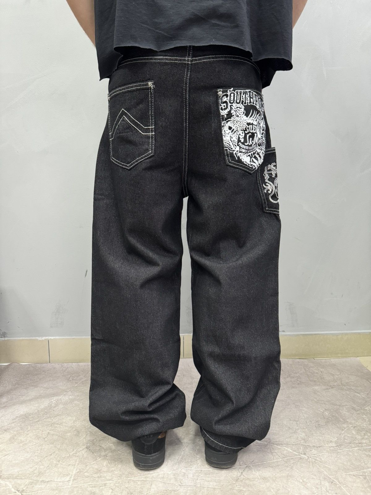 Southpole South pole baggy rap Sk8 pants jeans coogi vibe hip hop y2k Size US 32 / EU 48 - 3 Thumbnail