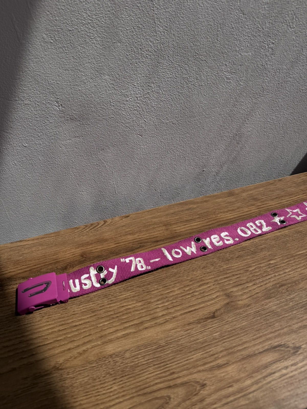 Diesel Diesel Industry 78 Pink Belt 100cm One Size Unisex Men Women Size ONE SIZE - 4 Thumbnail