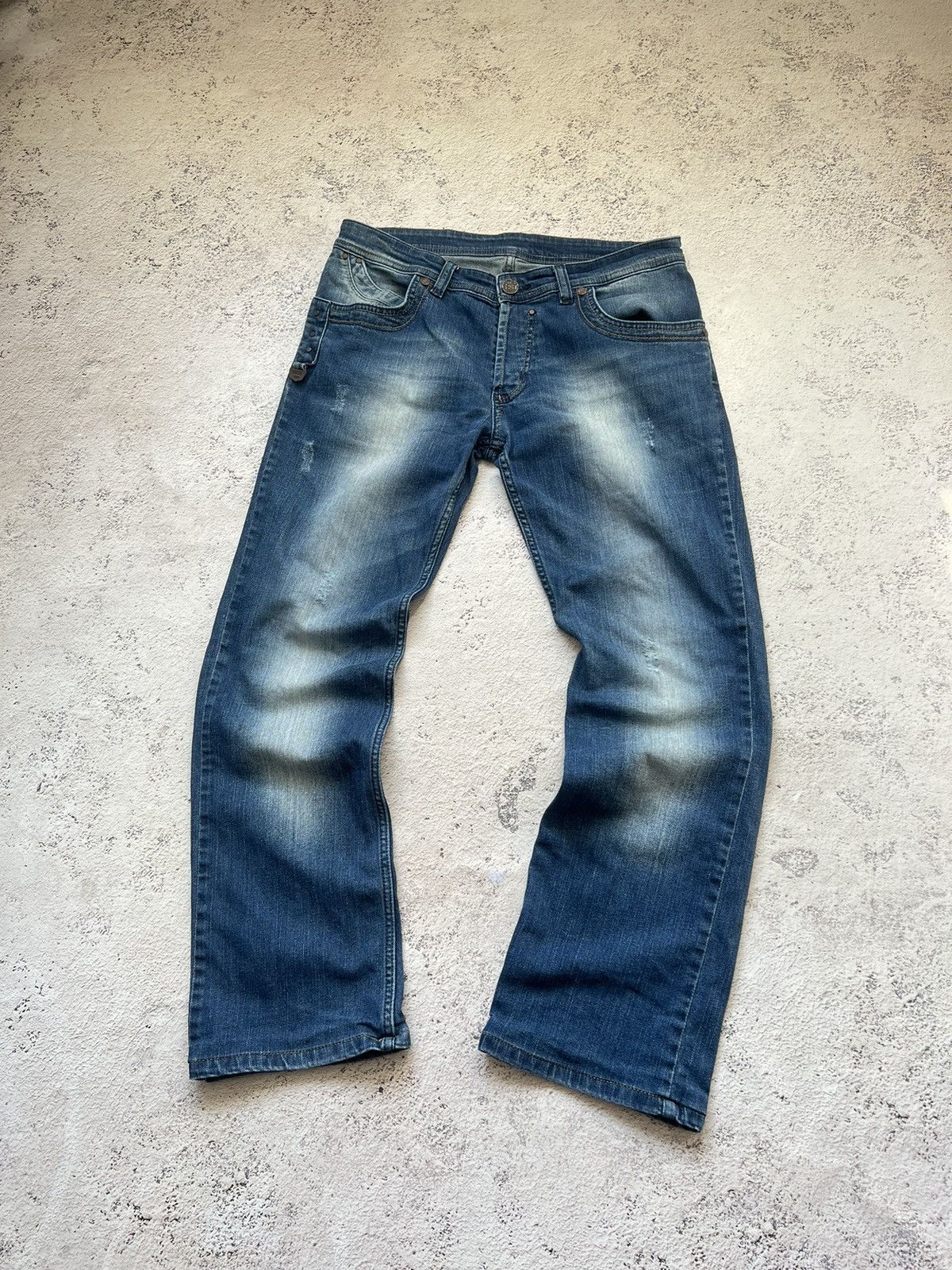Vintage Diesel Faded Jeans Y2K