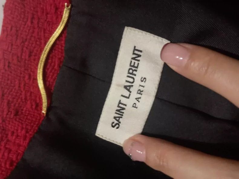 Saint Laurent Paris Saint Laurent Paris Red Little Fragrant Jacket-2506 Size US S / EU 44-46 / 1 - 3 Thumbnail