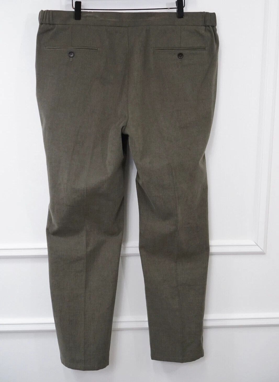 Suitsupply Men Suitsupply Ames Pleat ES Trousers With Drawstrings US46 Size 46R - 2 Thumbnail