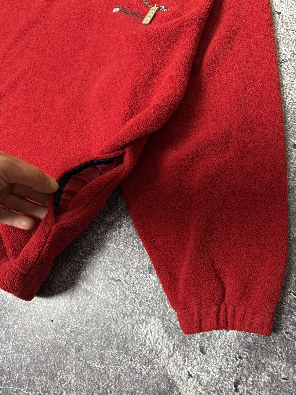 Gant × Vintage gant usa sport vintage fleece sweatshirt 1/3 zip Size US XL / EU 56 / 4 - 4 Thumbnail