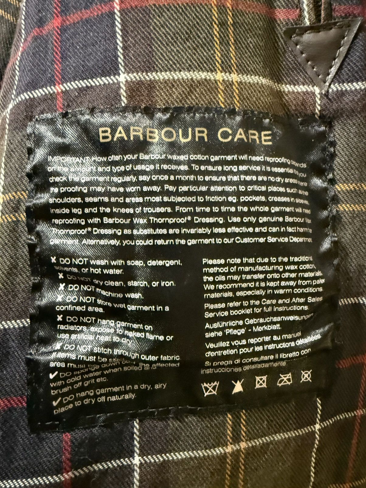 Barbour Barbour Classic Beaufort Women’s XXL Olive Wax Jacket Size XXL / US 16-18 / IT 52-54 - 10 Thumbnail