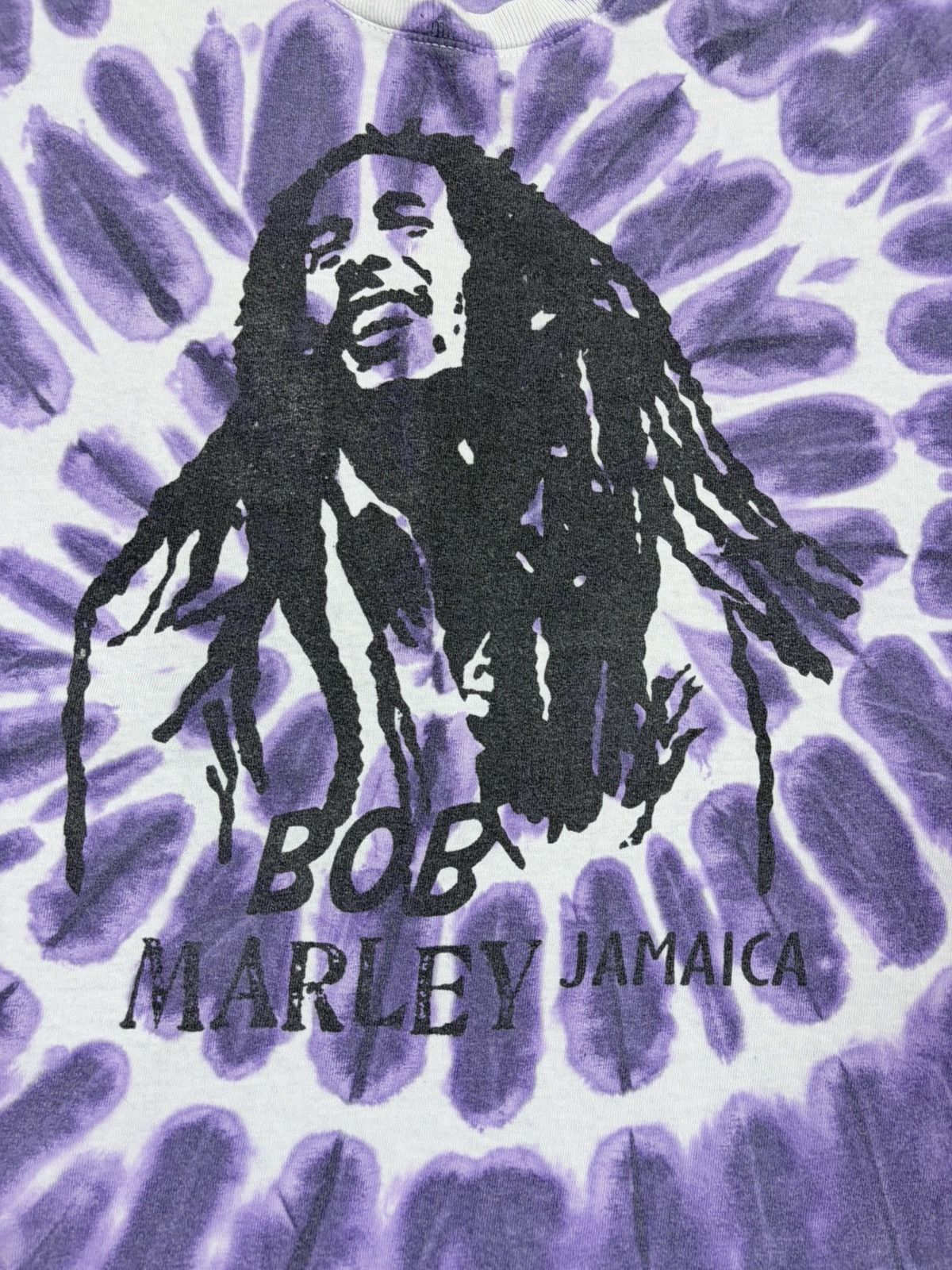 Band Tees Vintage Bob Marley Jamaica Purple Tie Dye Graphic Tee Shirt⁠ Size US M / EU 48-50 / 2 - 4 Thumbnail