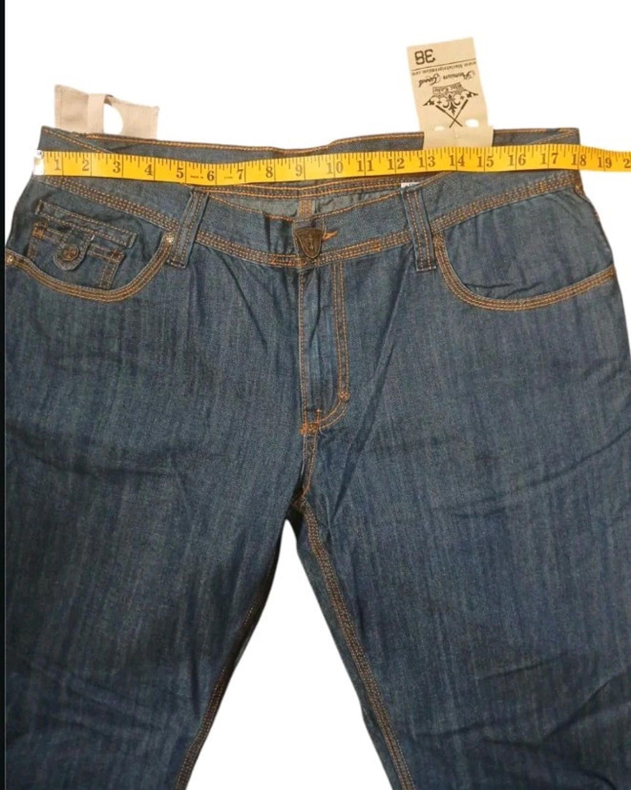 Black Label Y2K Blac Label Premium Embroidered Grunge Jeans 36x30 NWT Size US 36 / EU 52 - 6 Thumbnail