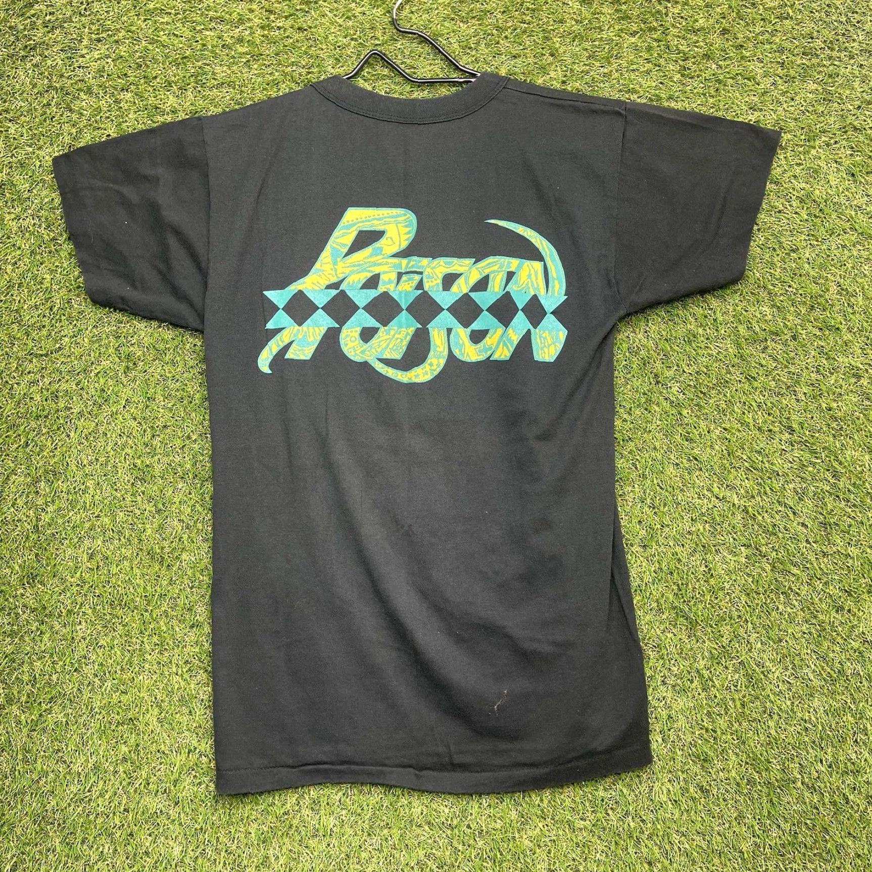 Olive Vintage Poison Shirt Mens Medium Live Tour Rock Concert Tee Single Stitch 1988 Size US M / EU 48-50 / 2 - 2 Thumbnail
